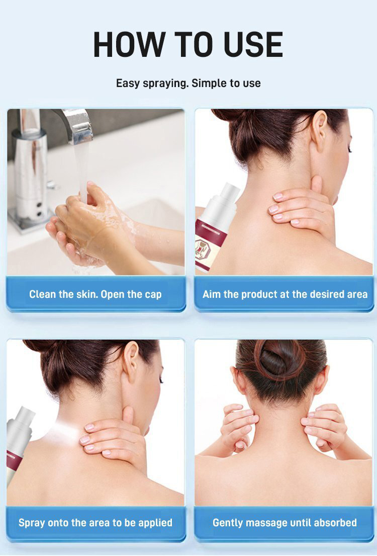 Cervical Cold Compress Gel Pain Relief Spray - Fiitobeauty