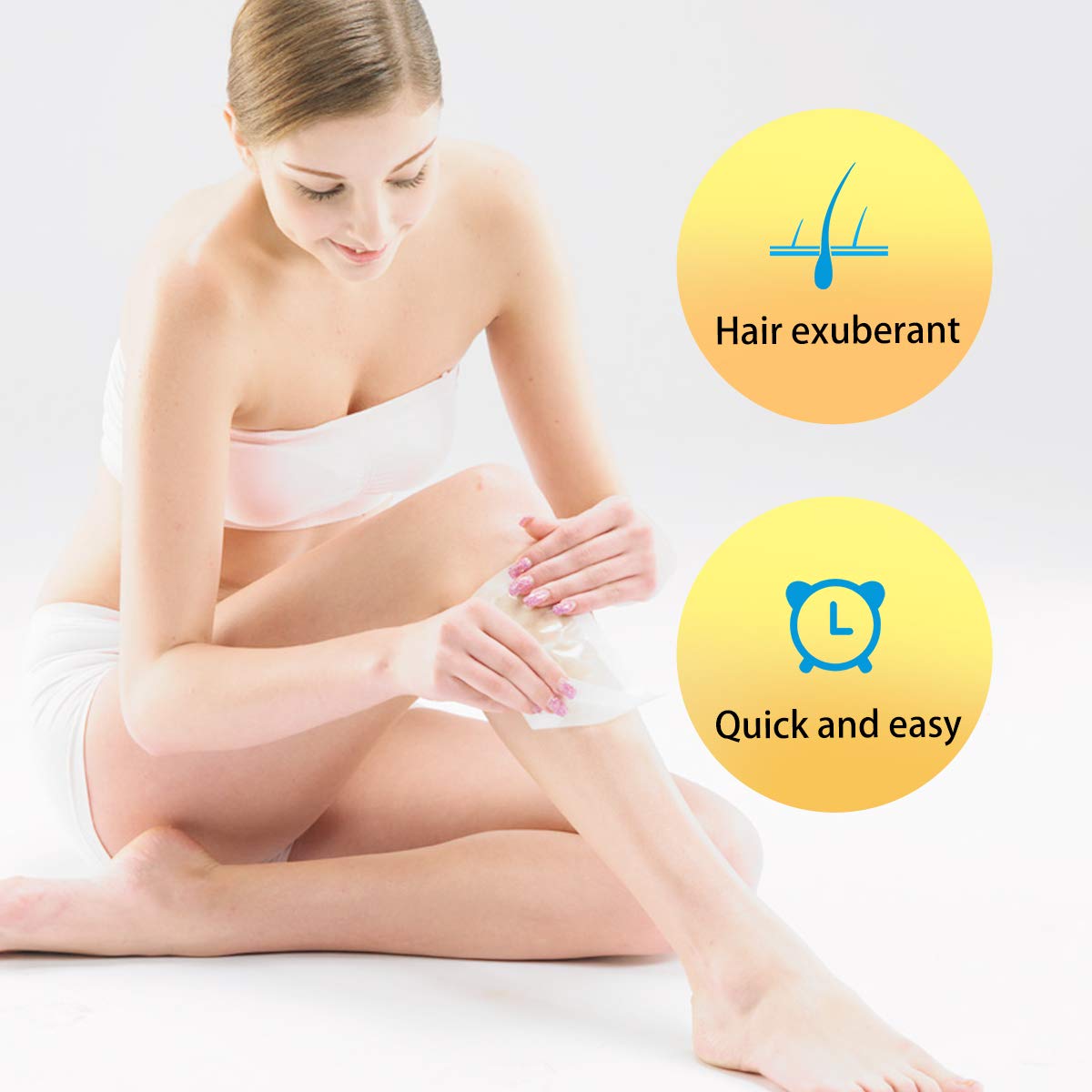 Women Body Legs Bikini Wax Strips Fiitobeauty