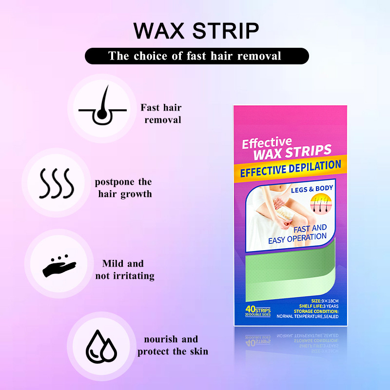 Women Body Legs Bikini Wax Strips Fiitobeauty