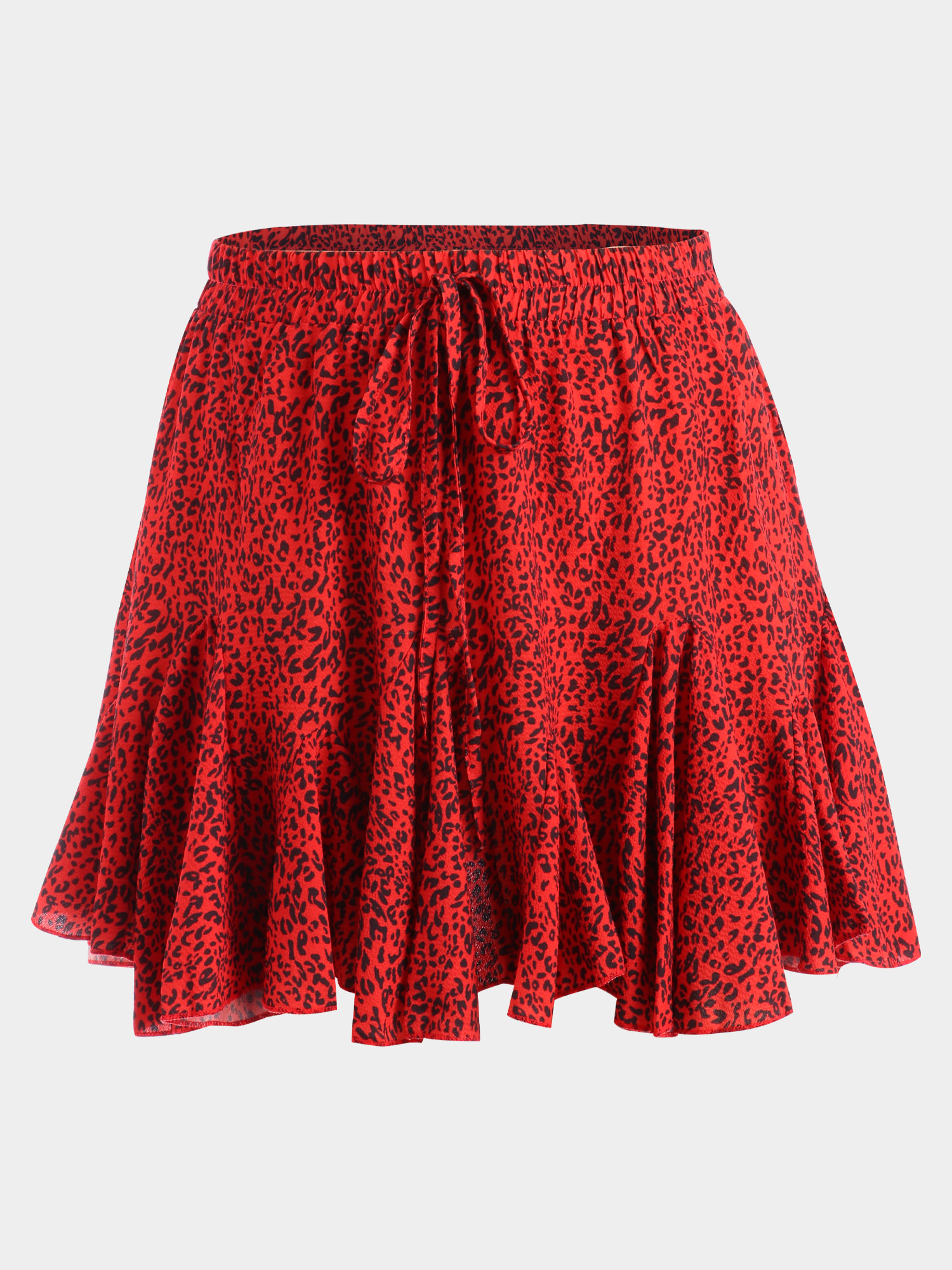 Midsize Cute Meet Ruffle Pleated Mini Skirt 