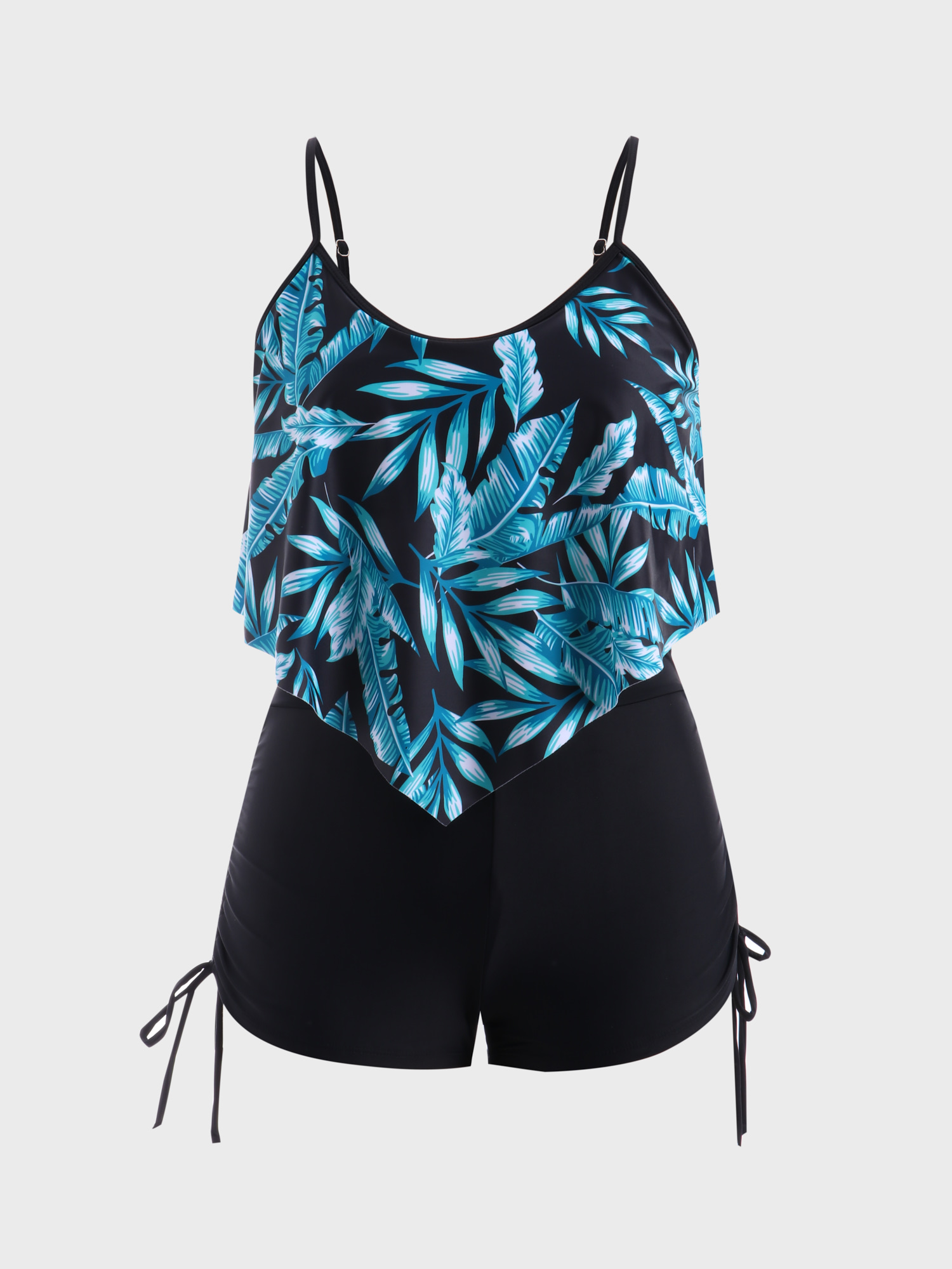 Midsize Rock and Roll Monstera 2-Piece Swimsuit