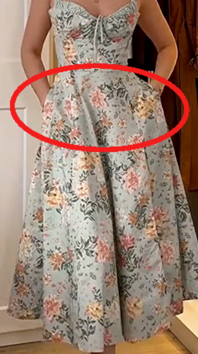 Floral Bustier Midriff Waist Shaper Dress #milanaa #milanaastore
