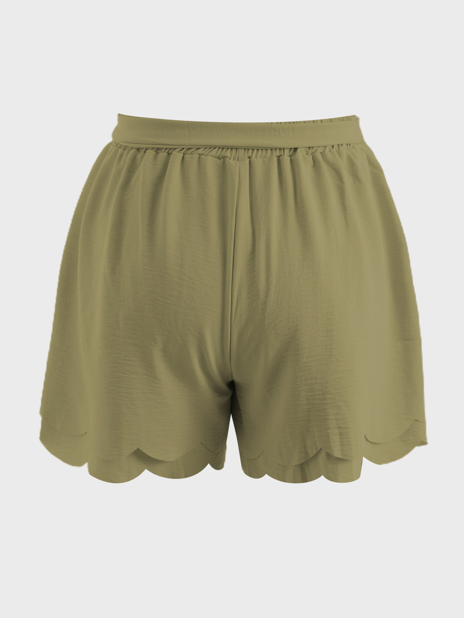 Petal Layered Tie-Up Shorts