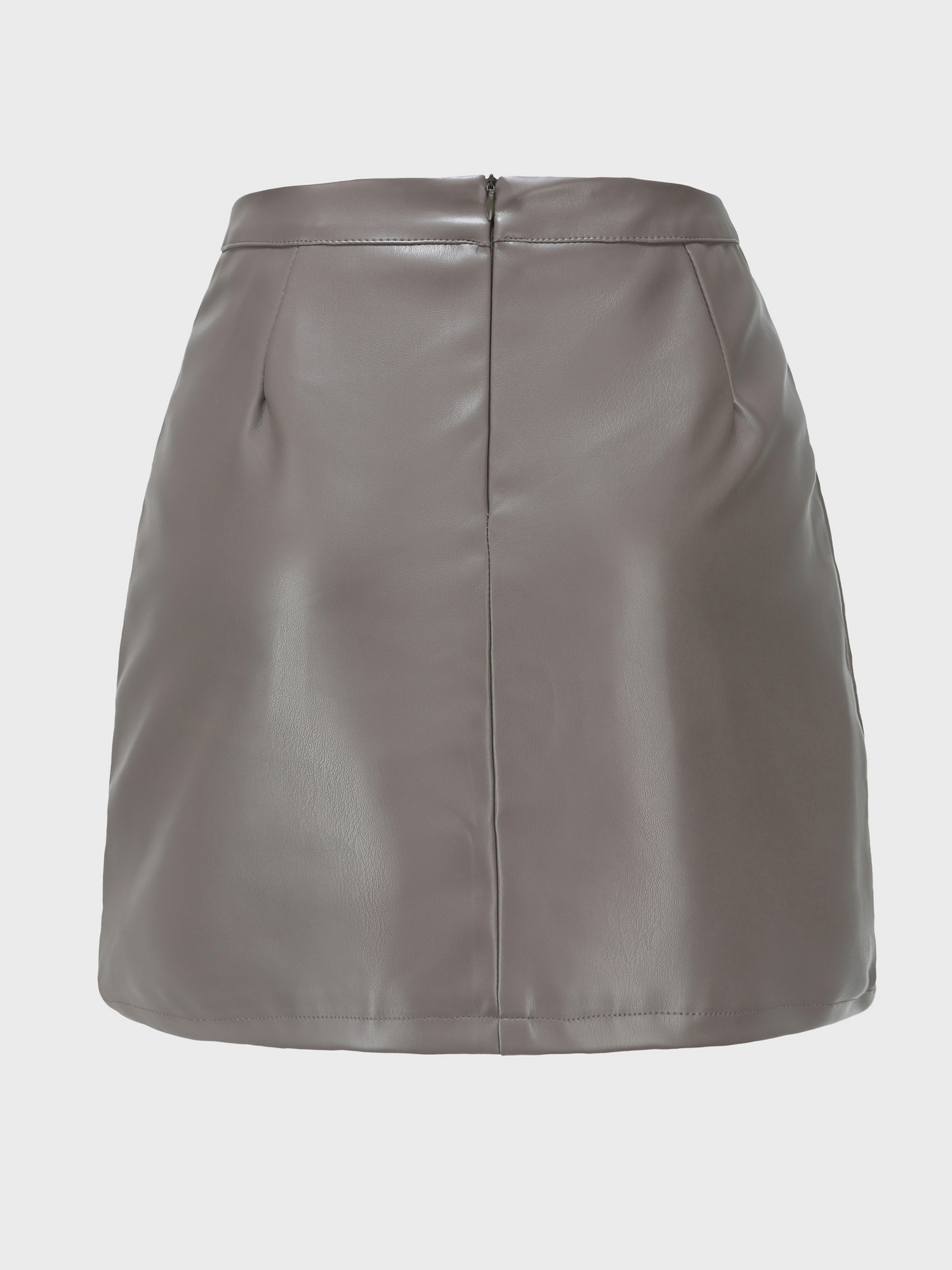 Simplicity High Waist Leather Skirt