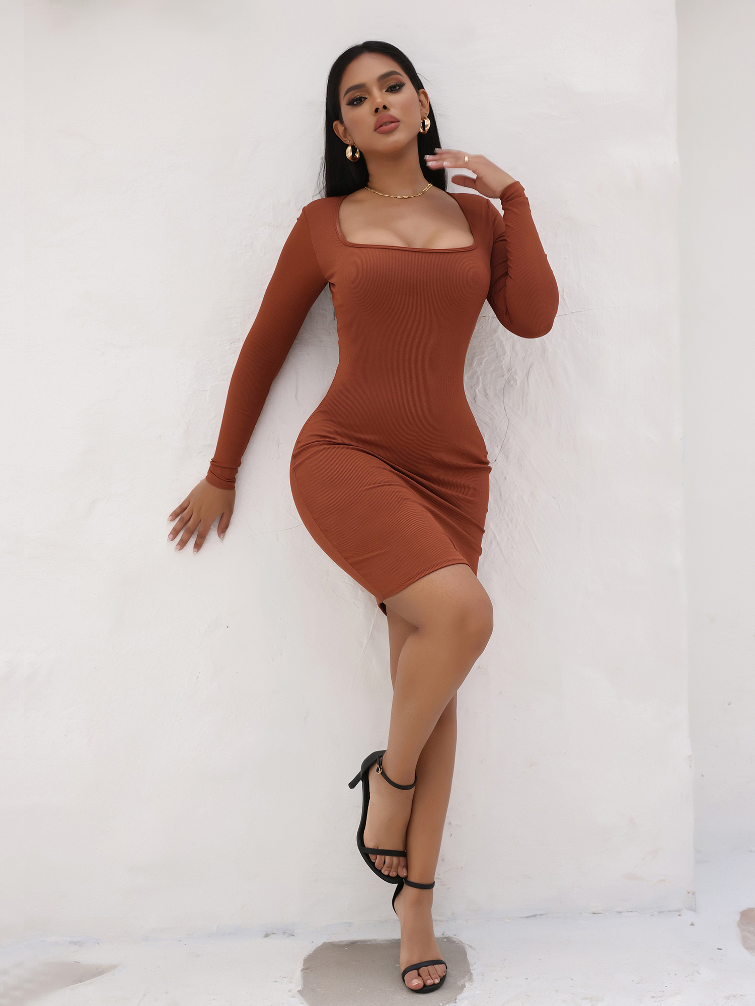 Goddess Mini Dress With Built-in Shapewear