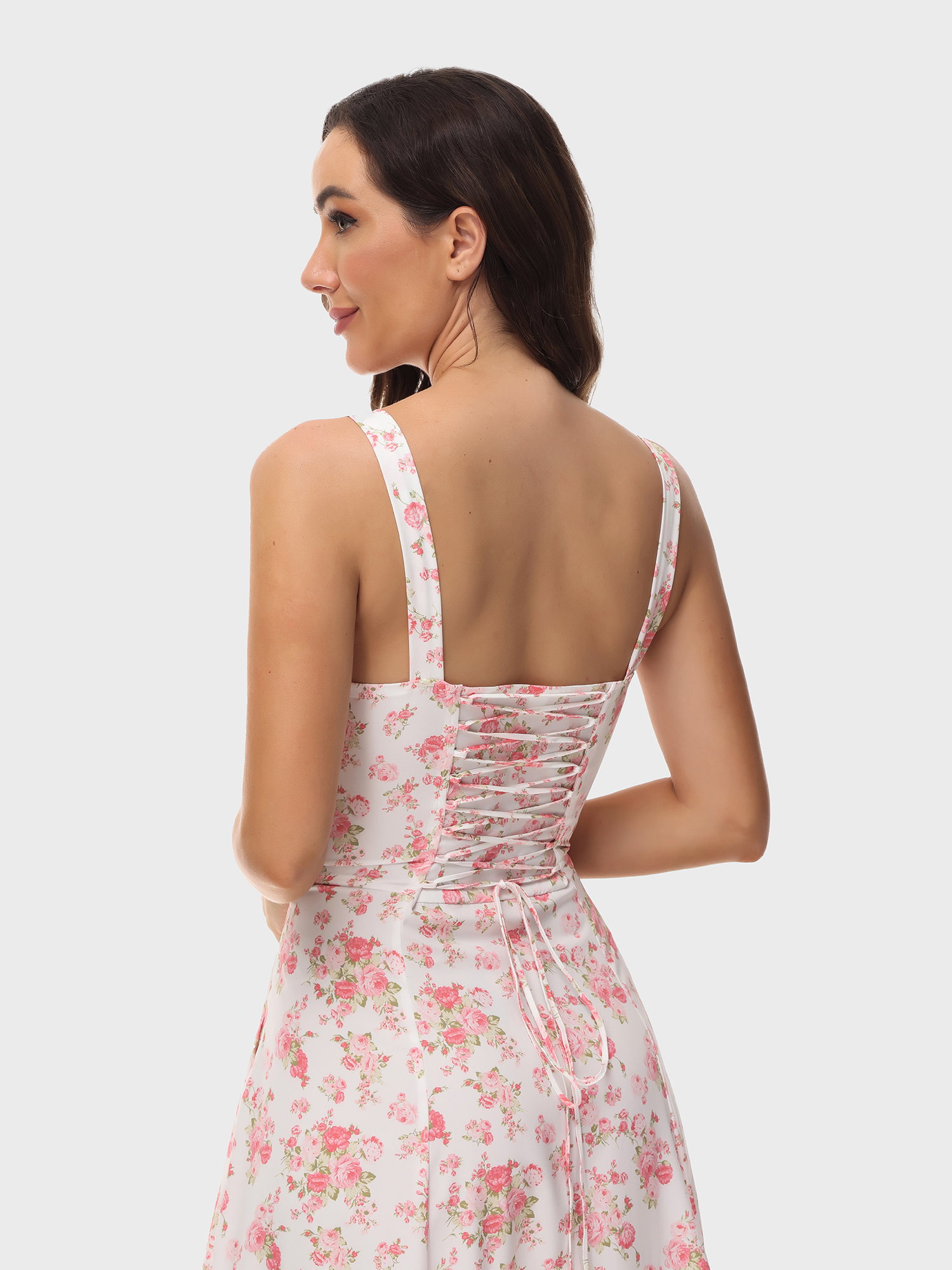 Summer Corset Floral Dress