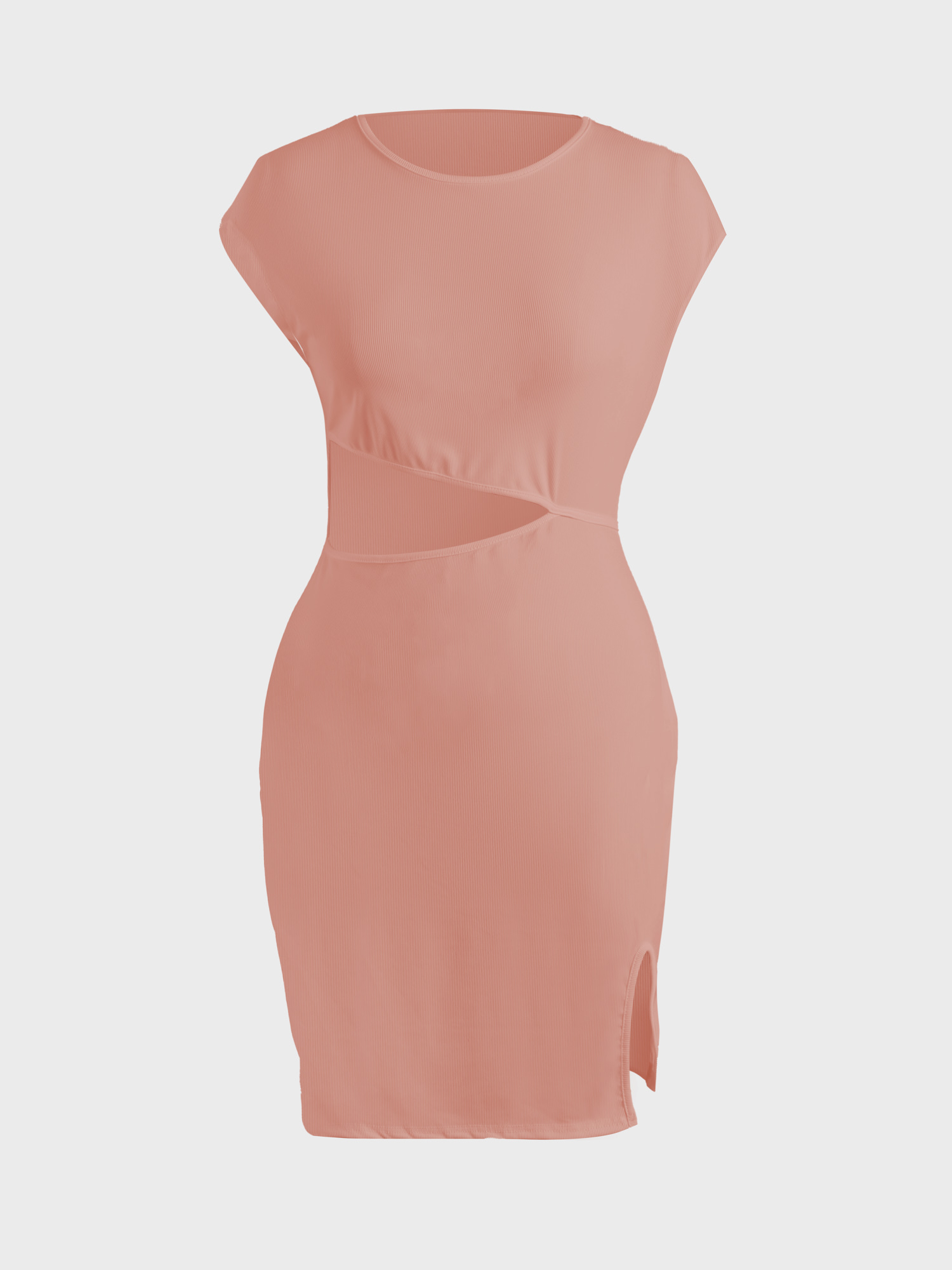 Holiday Triangle Cut Out Mini Dress