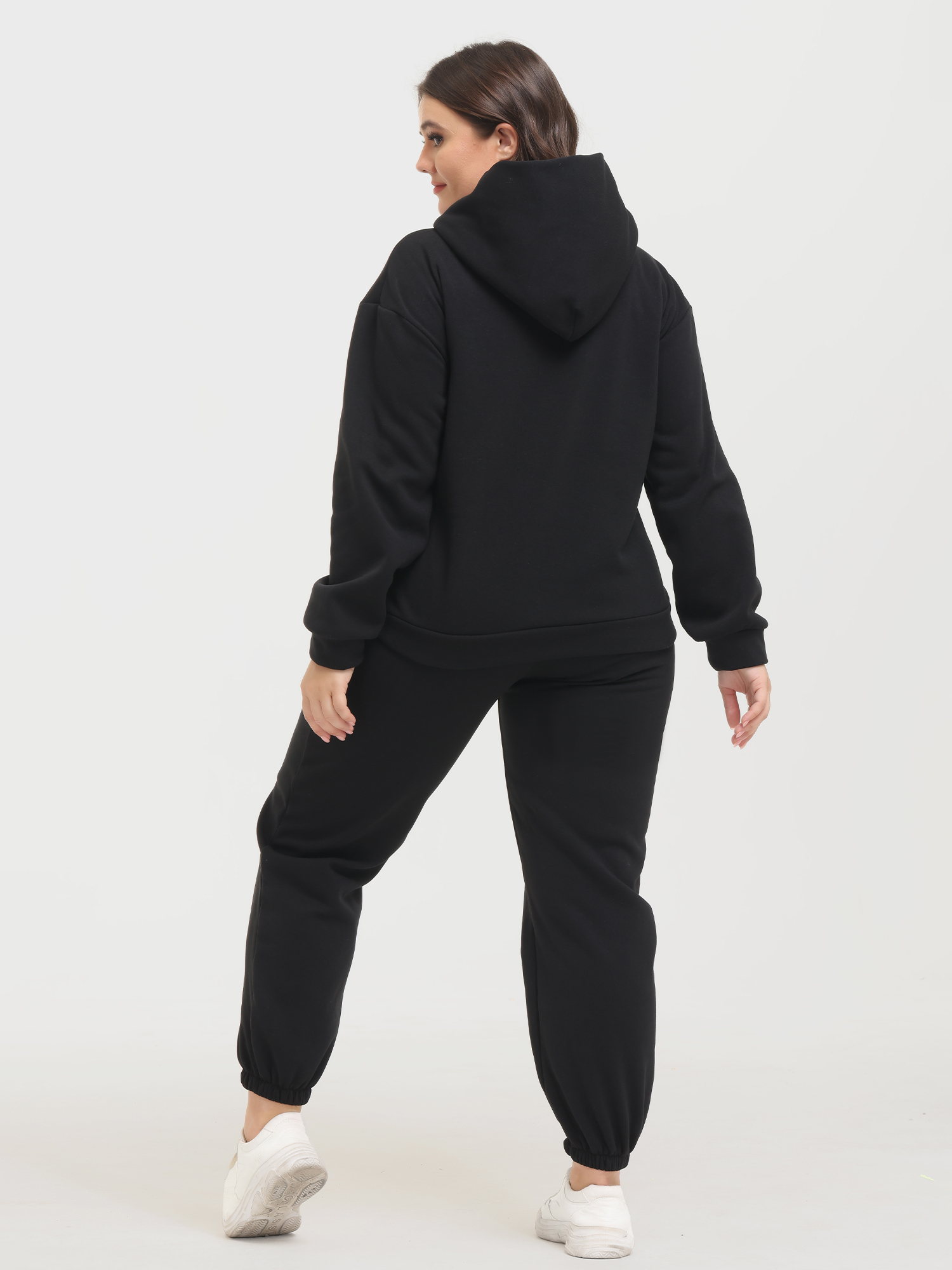 Casual Fashion Fleece Hoodie 2-Piece Set