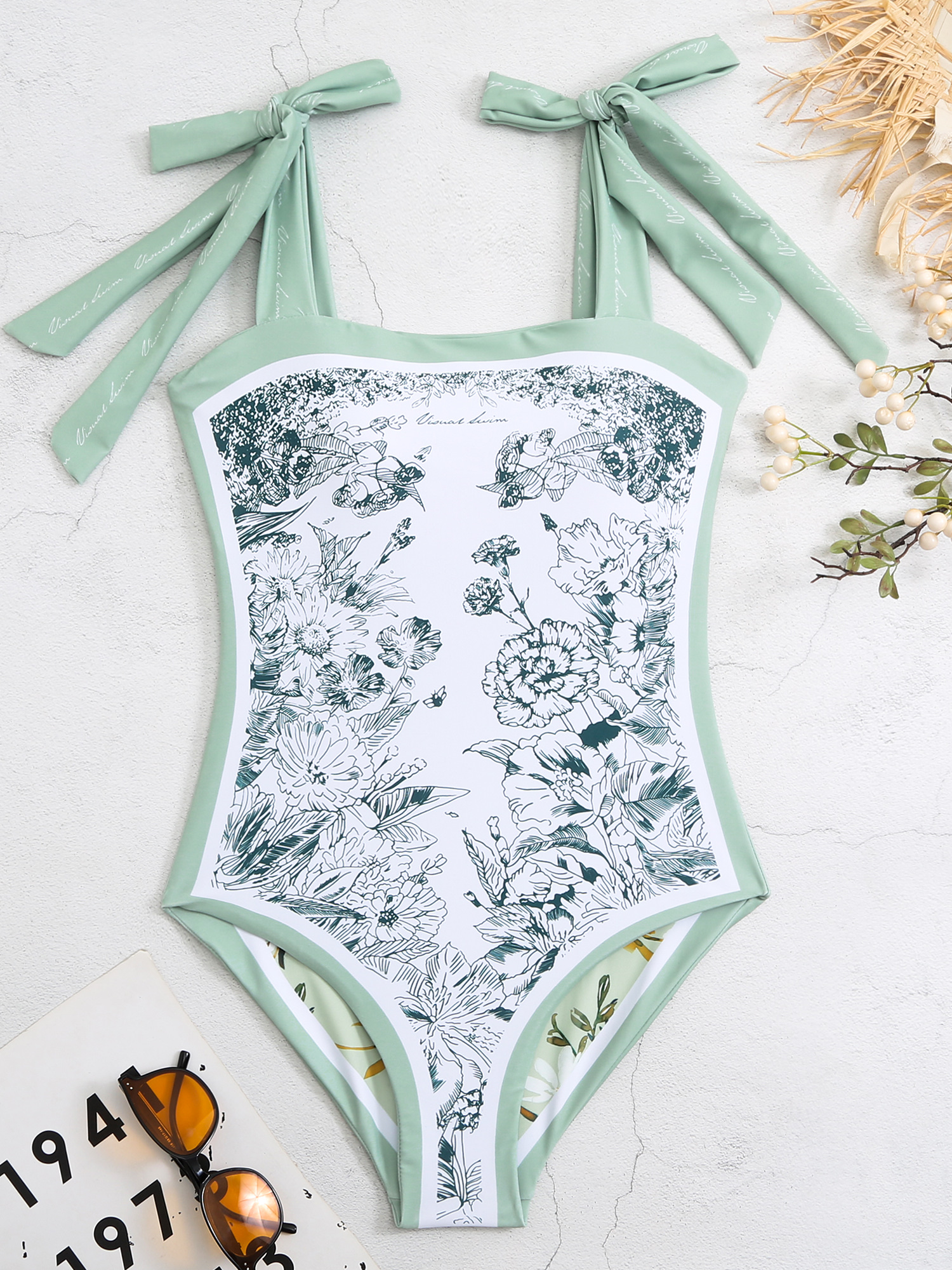 Picturesque Reversible One-Piece Swimsuit