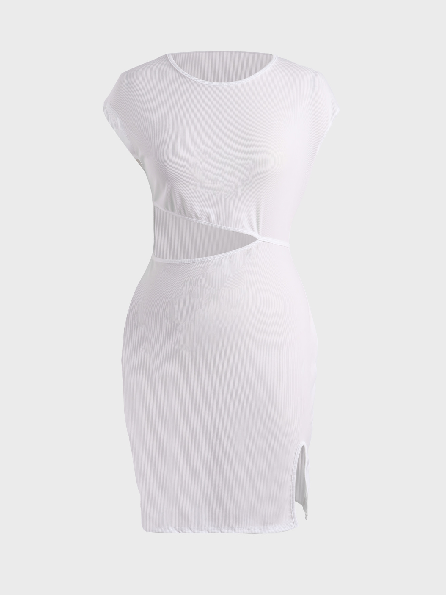 Holiday Triangle Cut Out Mini Dress