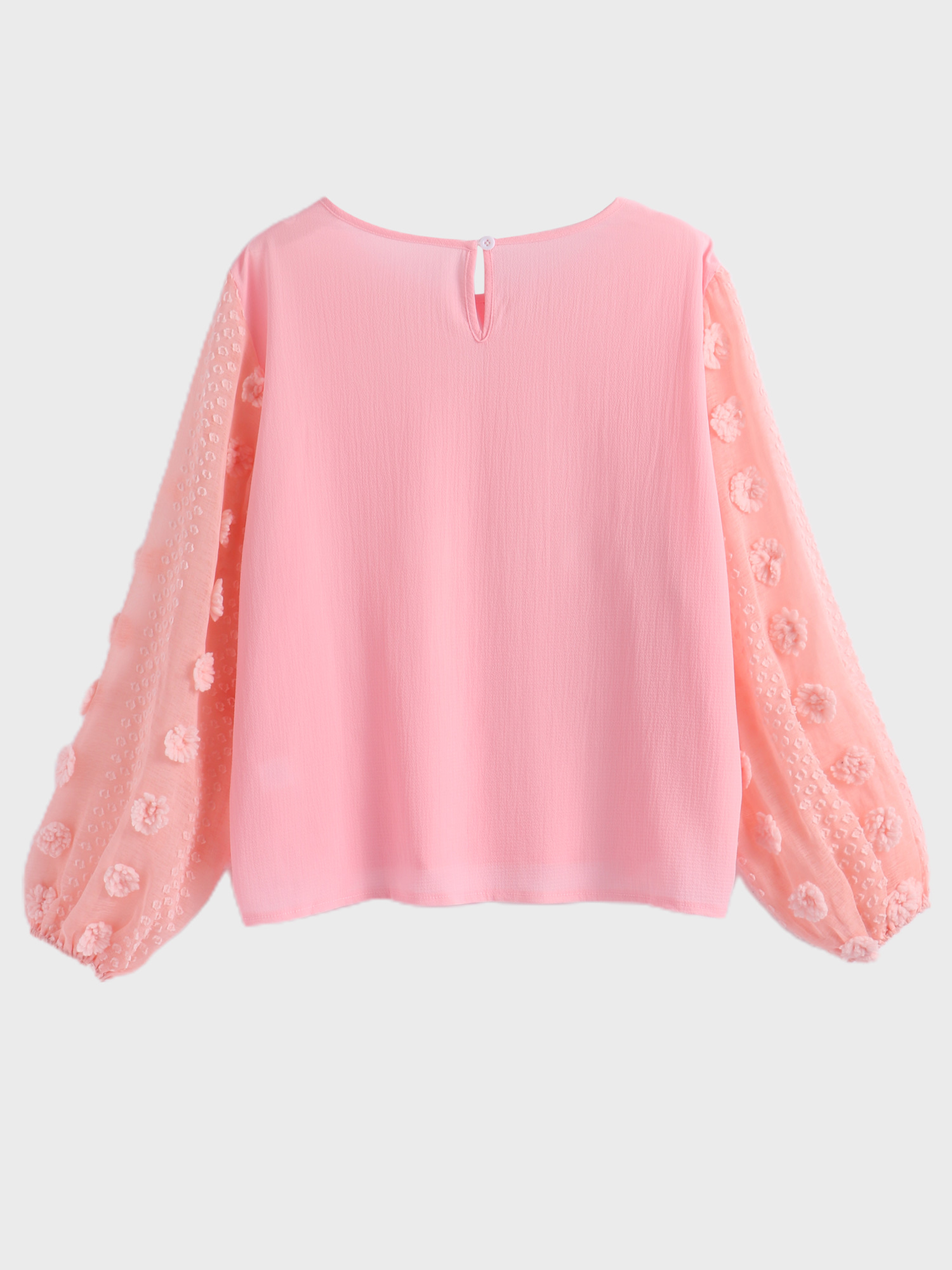 Flower Sleeves Blouse