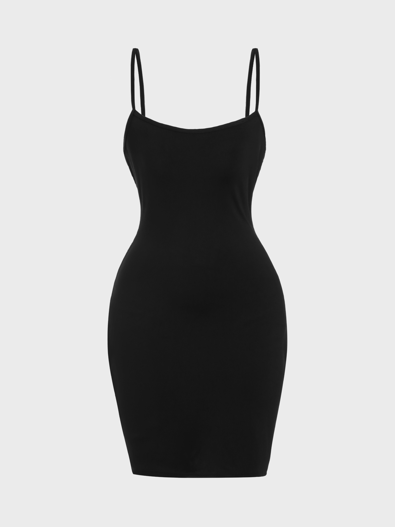  Goddess Mini Slip Dress With Built-in Shapewear