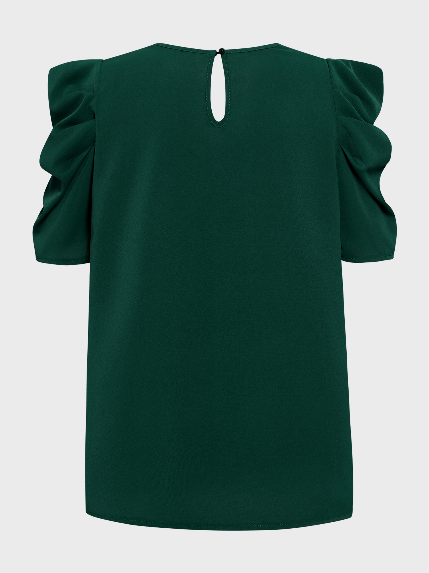 Bowknot Puff Sleeves Top