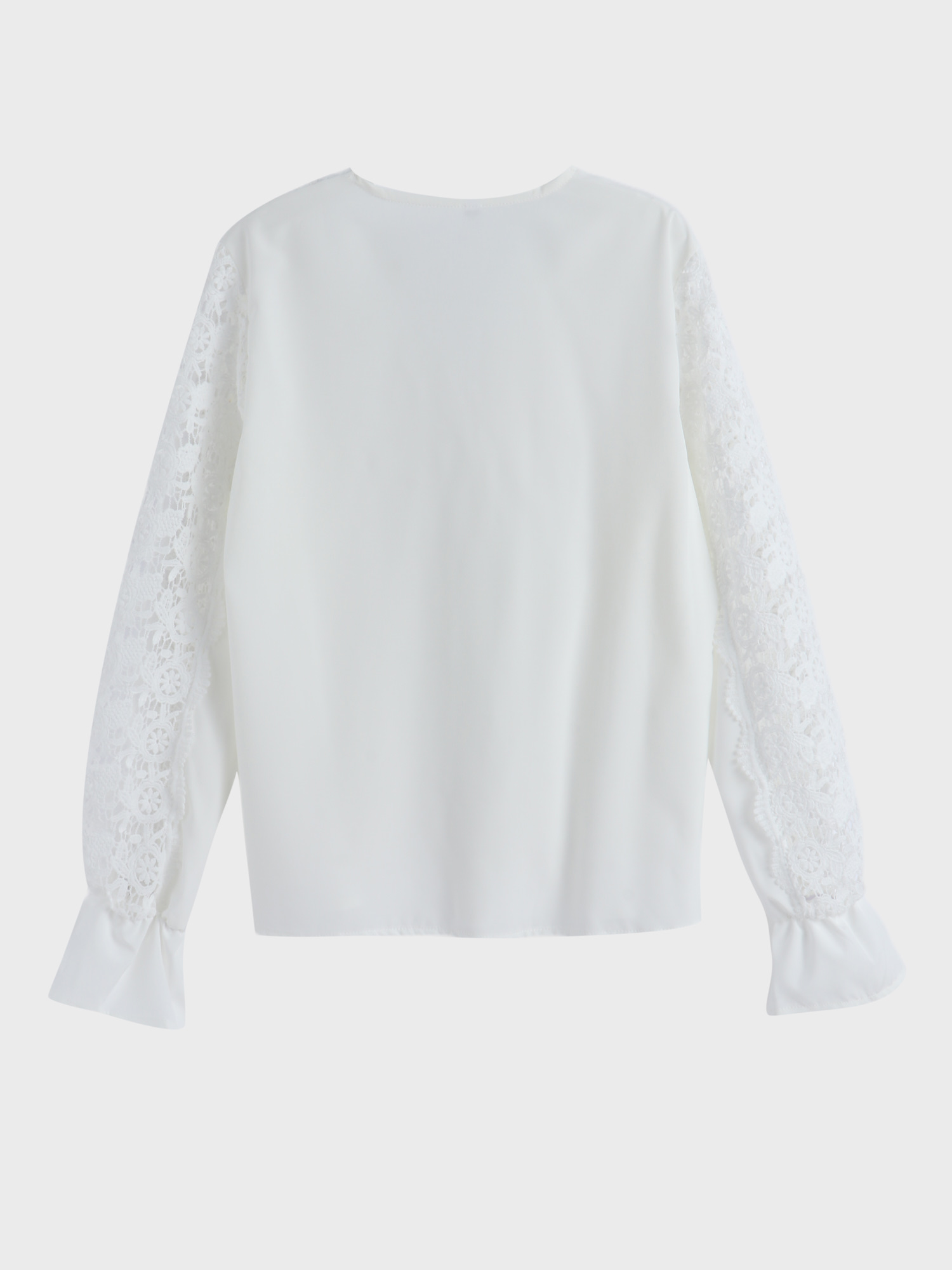 Lacey V-neck Blouse Shirt