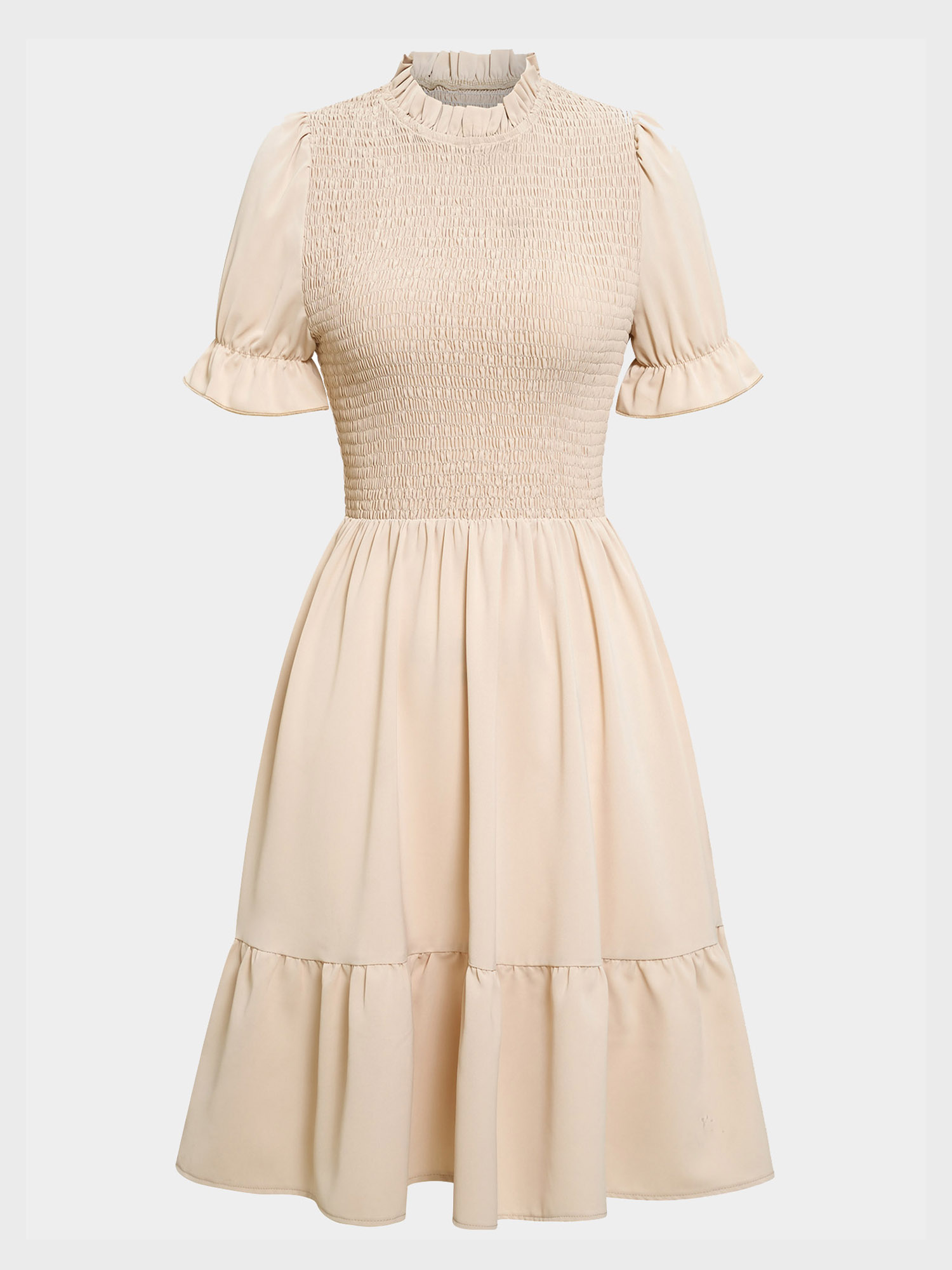 Luxe Shirring Mini Nap Dress