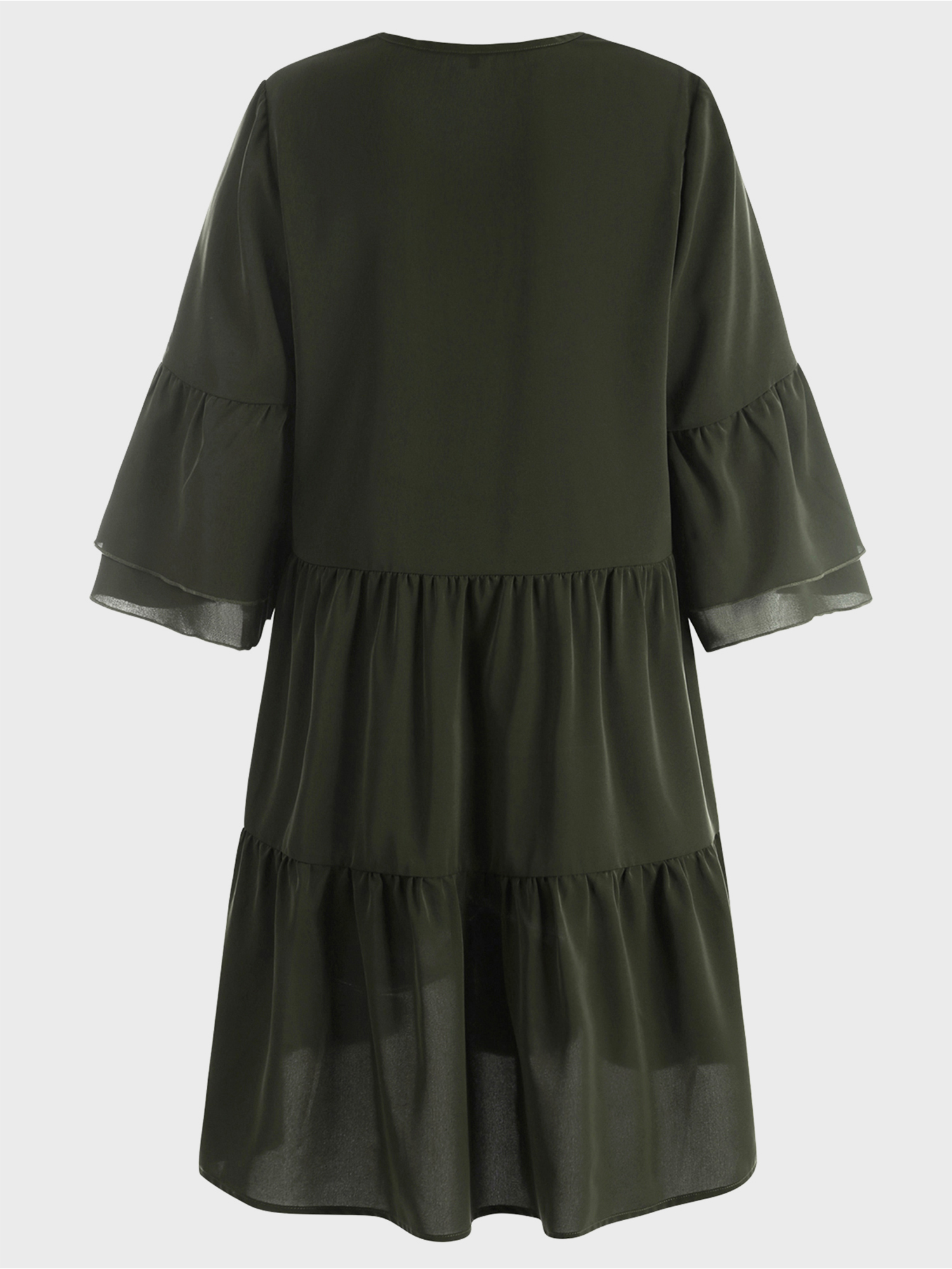 Pared-Down Tiered Mini Dress