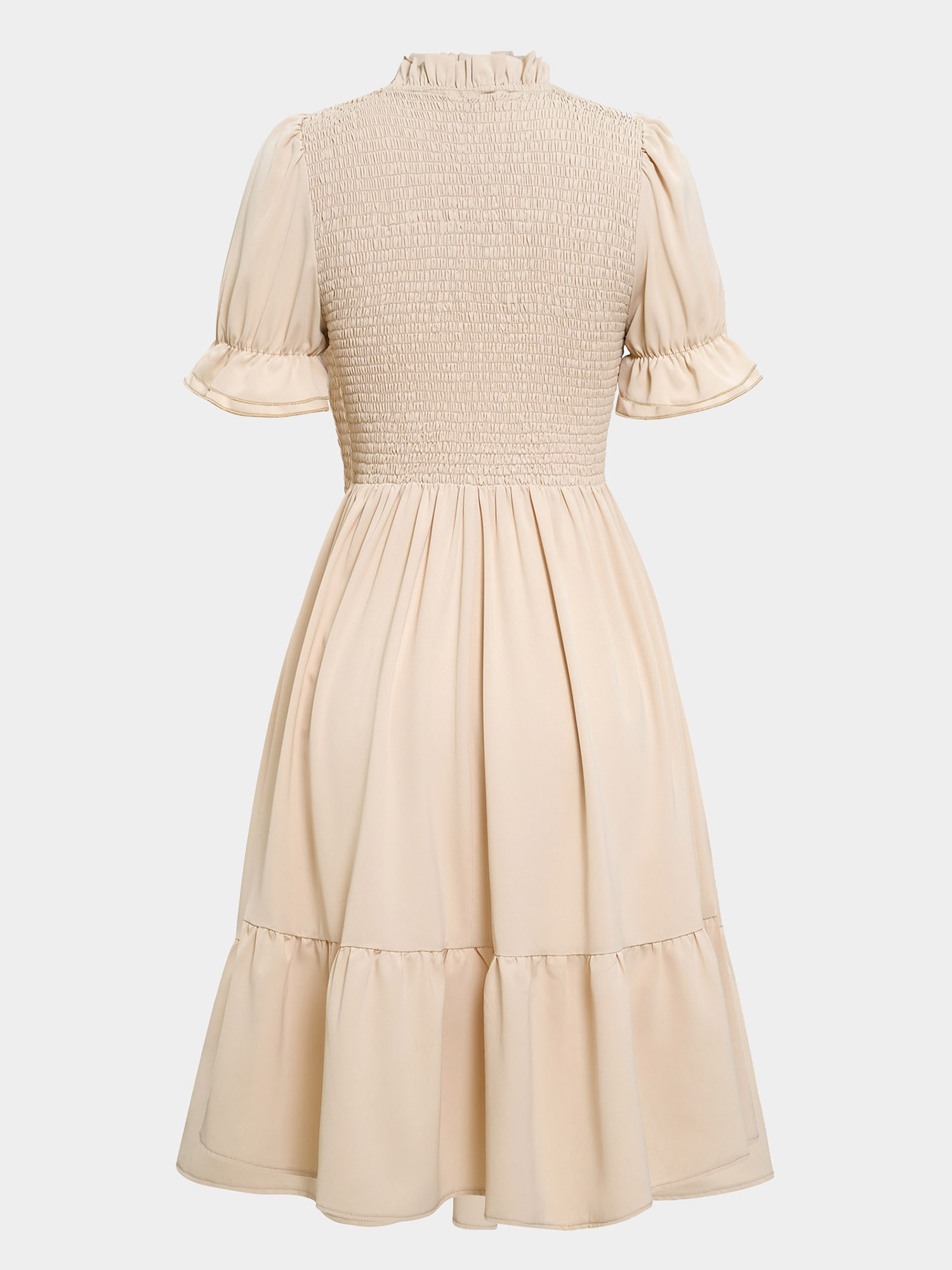 Luxe Shirring Mini Nap Dress