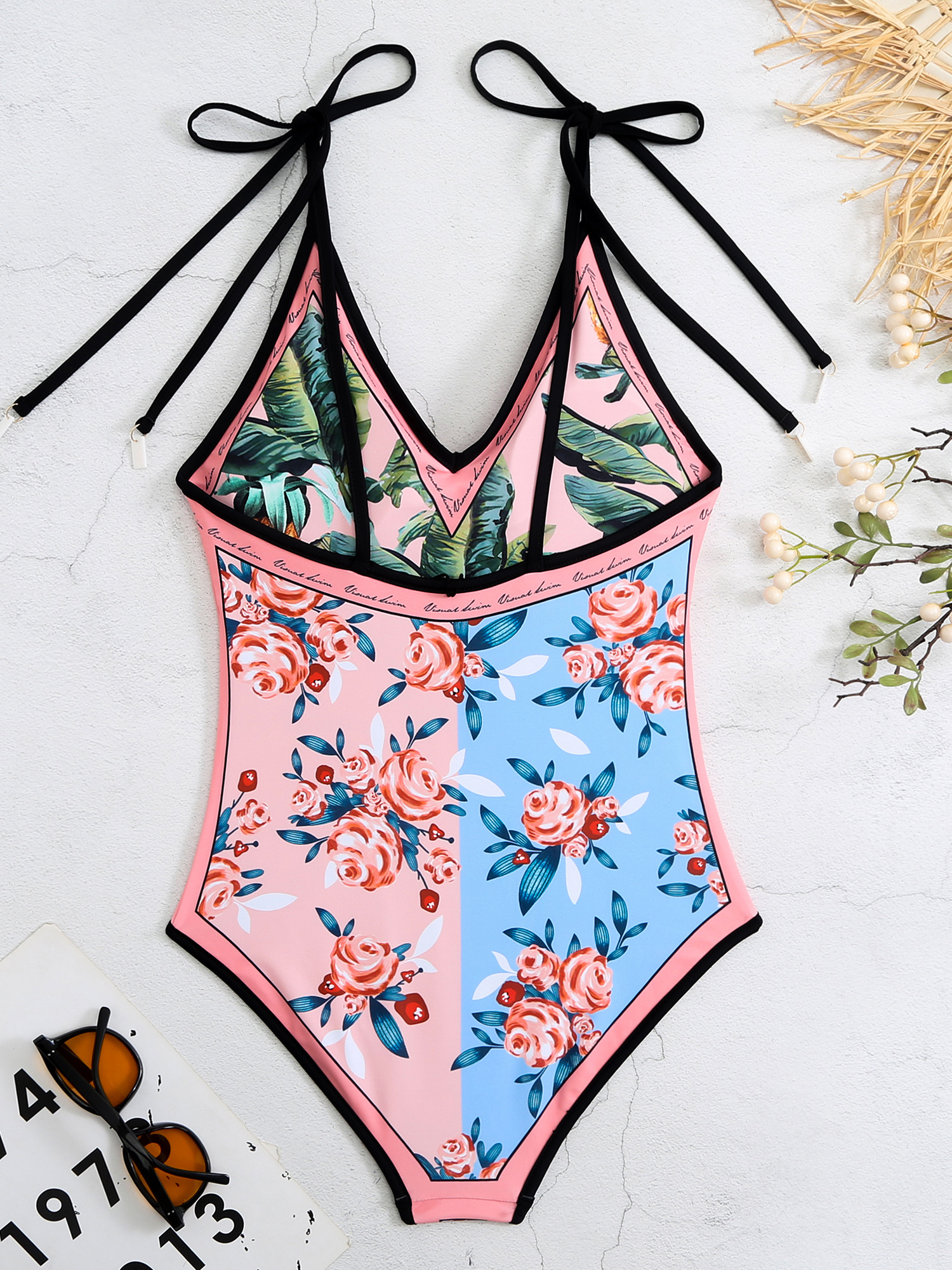 Tropical Lover Reversible One-Piece Swimsuit