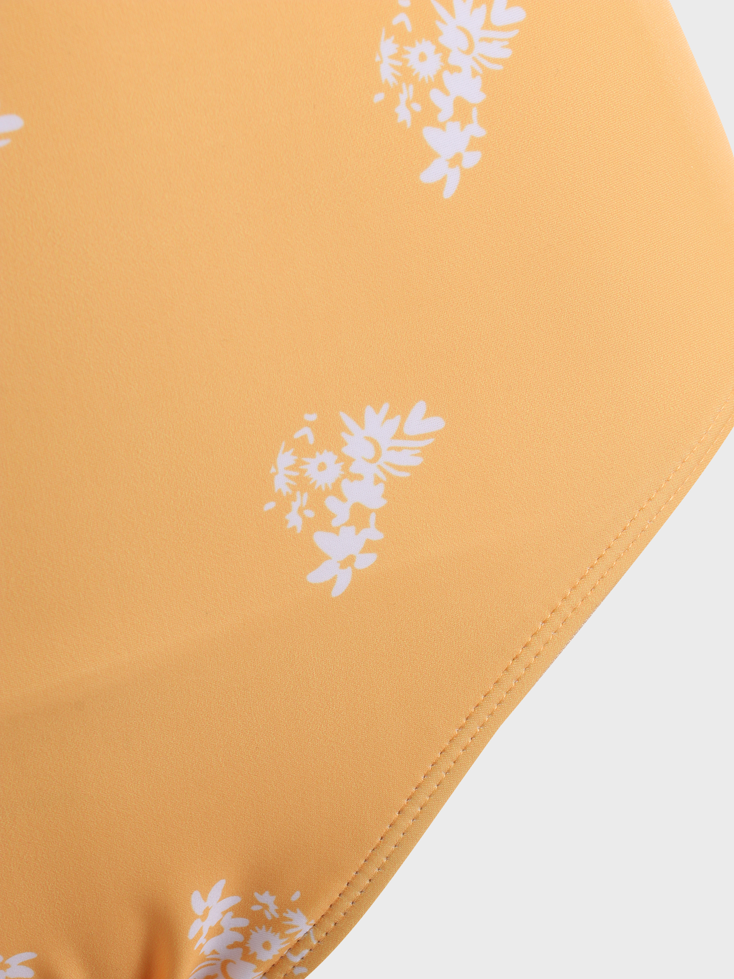 Throwback Girlish Ruching Bust One-Piece Swimsuit