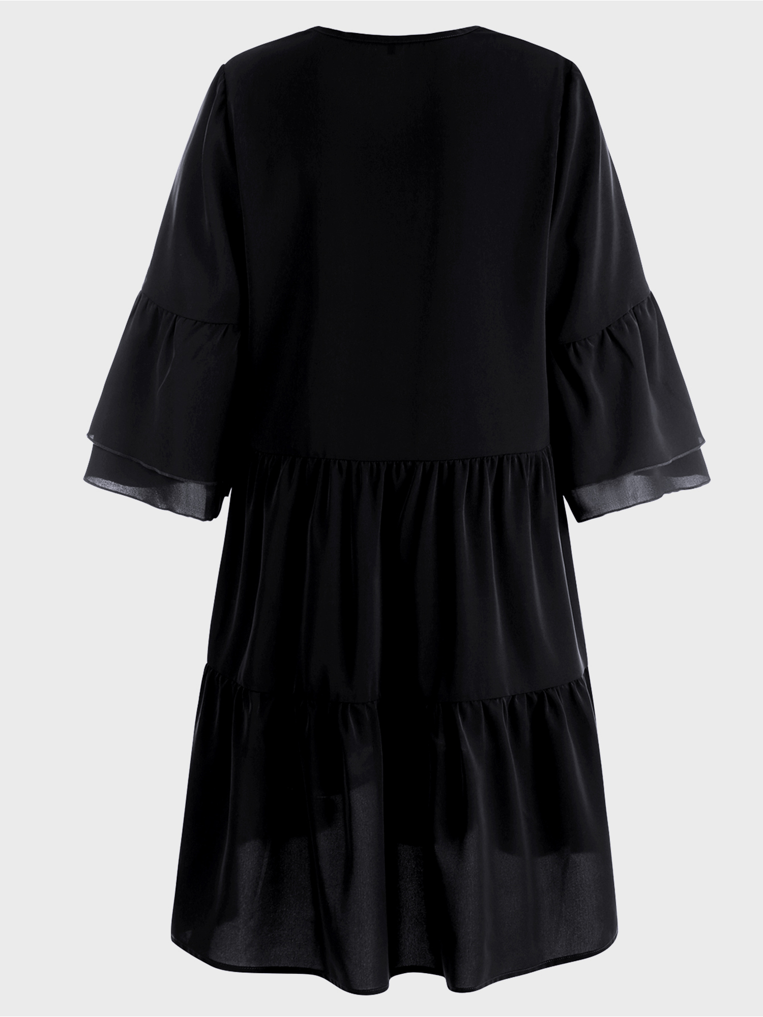 Pared-Down Tiered Mini Dress