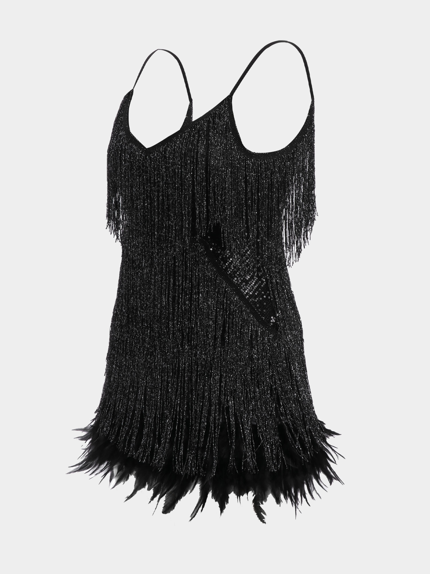 Fringe Latin Dance Mini Dress Hemwave