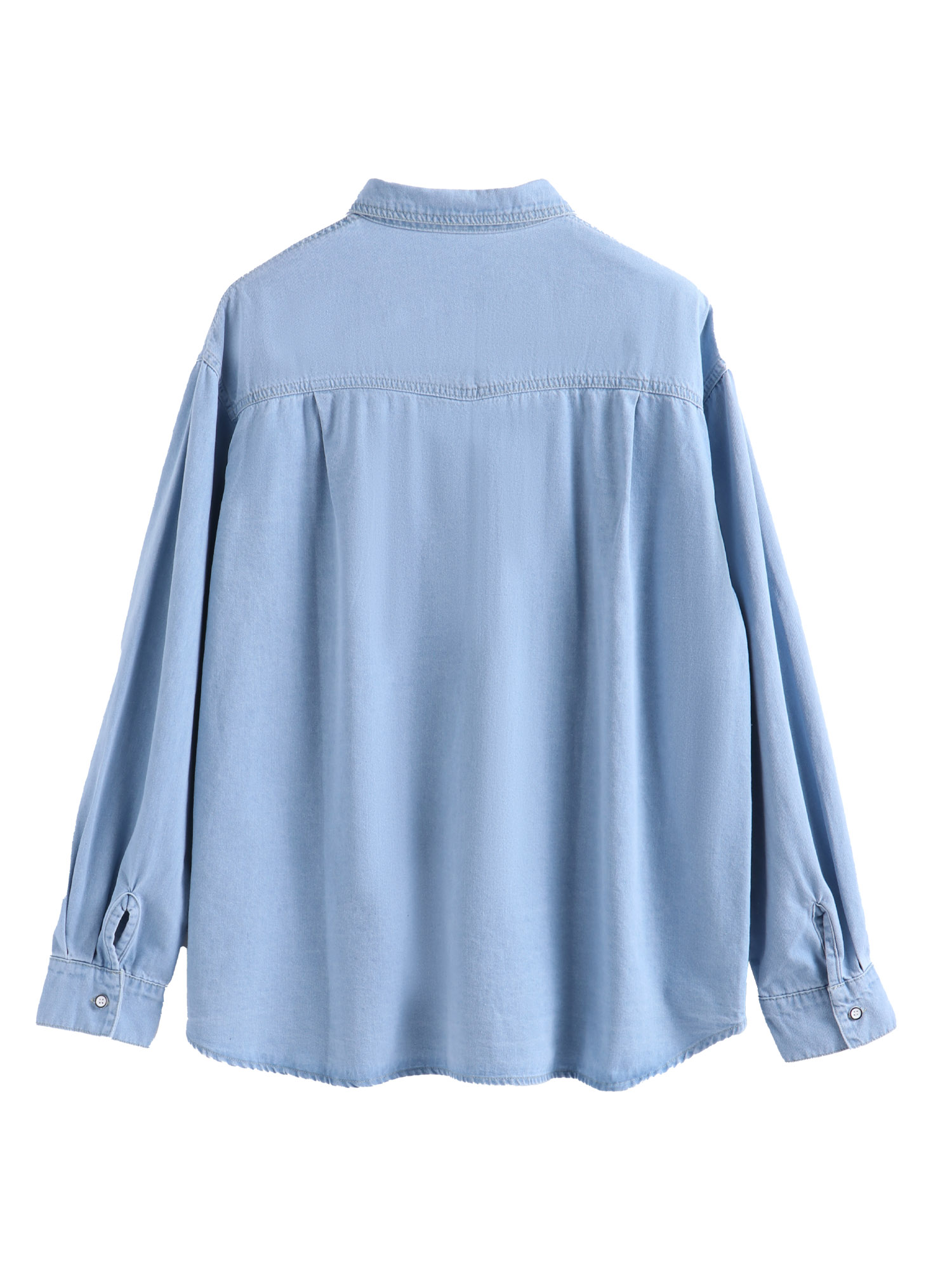 Western-Style Denim Shirt