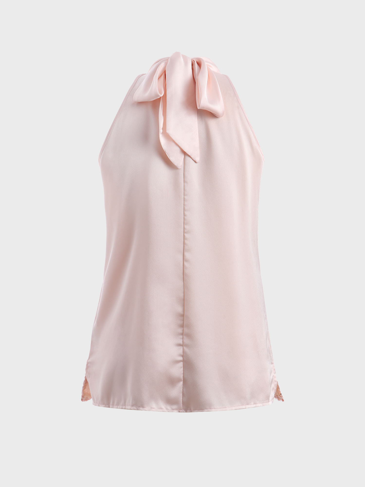 Sequin Tie-Up Tank Top