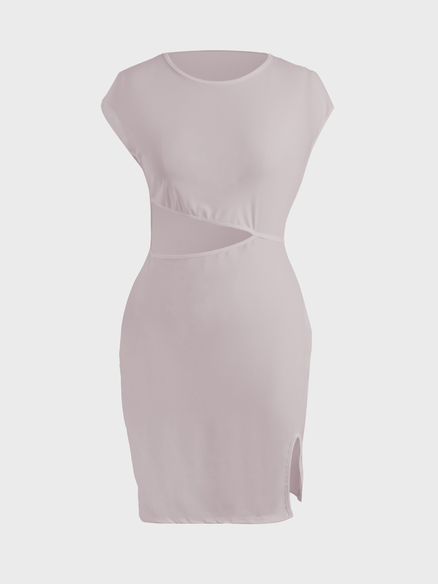 Holiday Triangle Cut Out Mini Dress