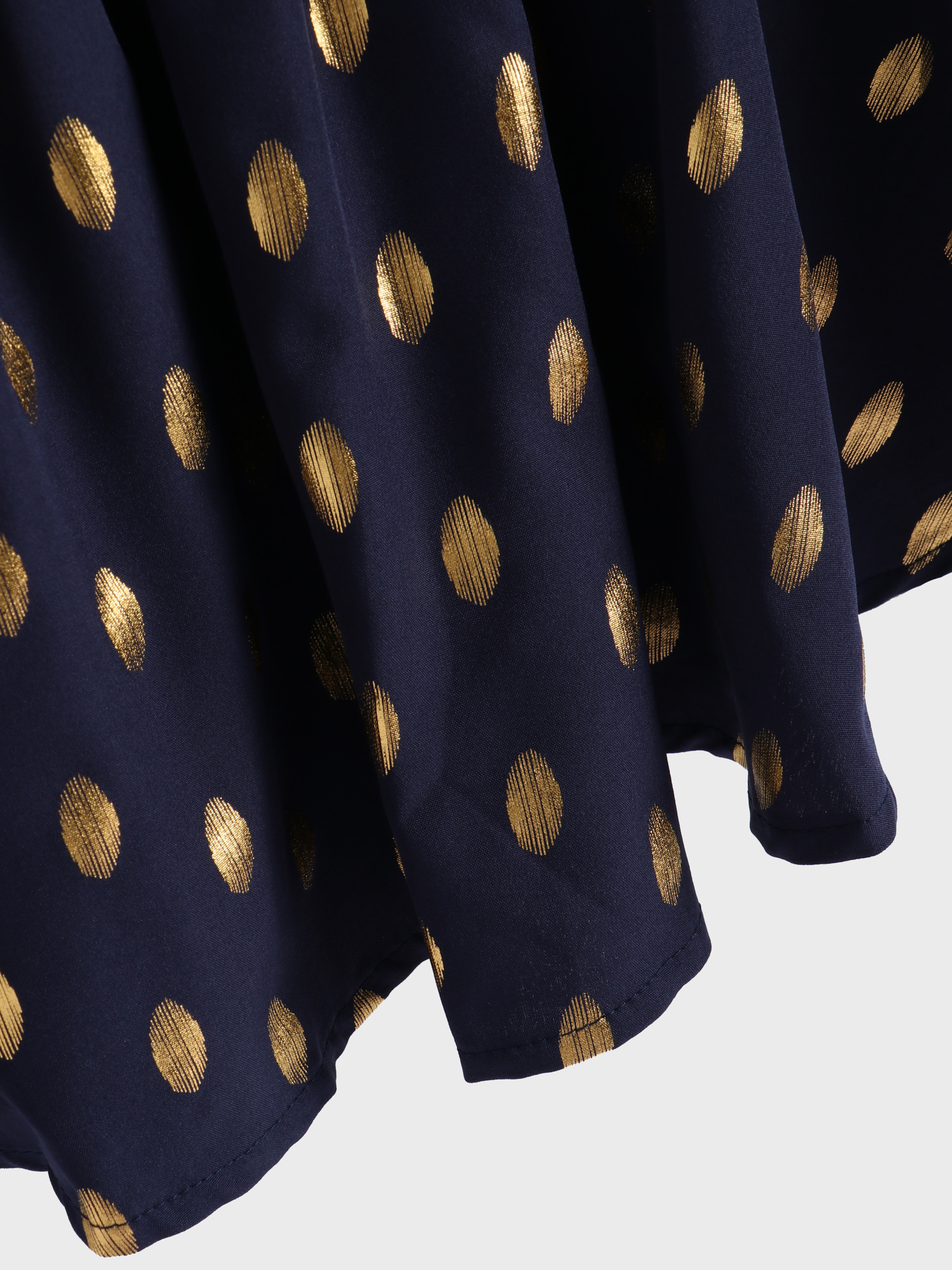 V-neck Slim Waist Blouse Shirt