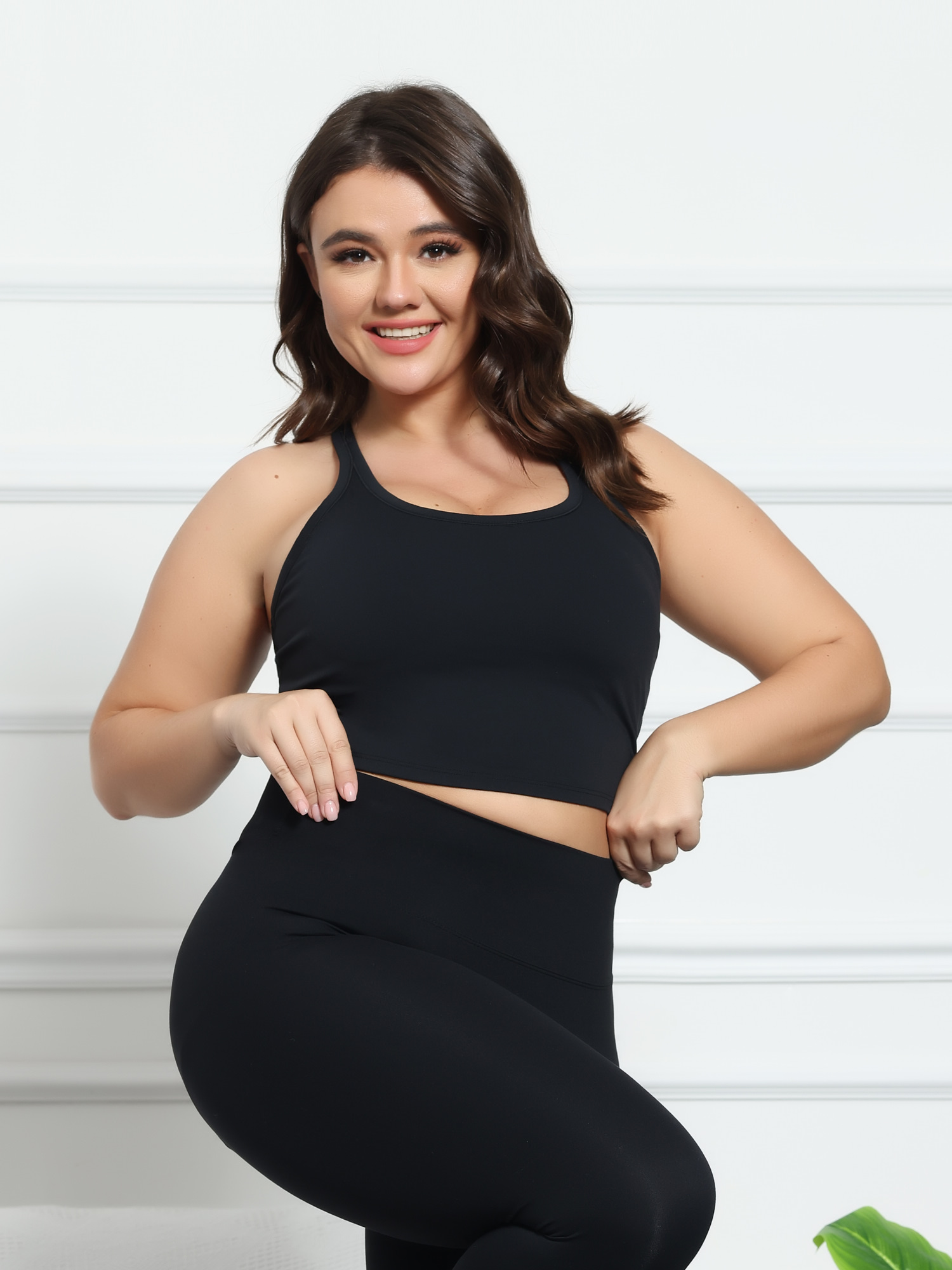 Padded Sports Back Short Yoga Tank Top