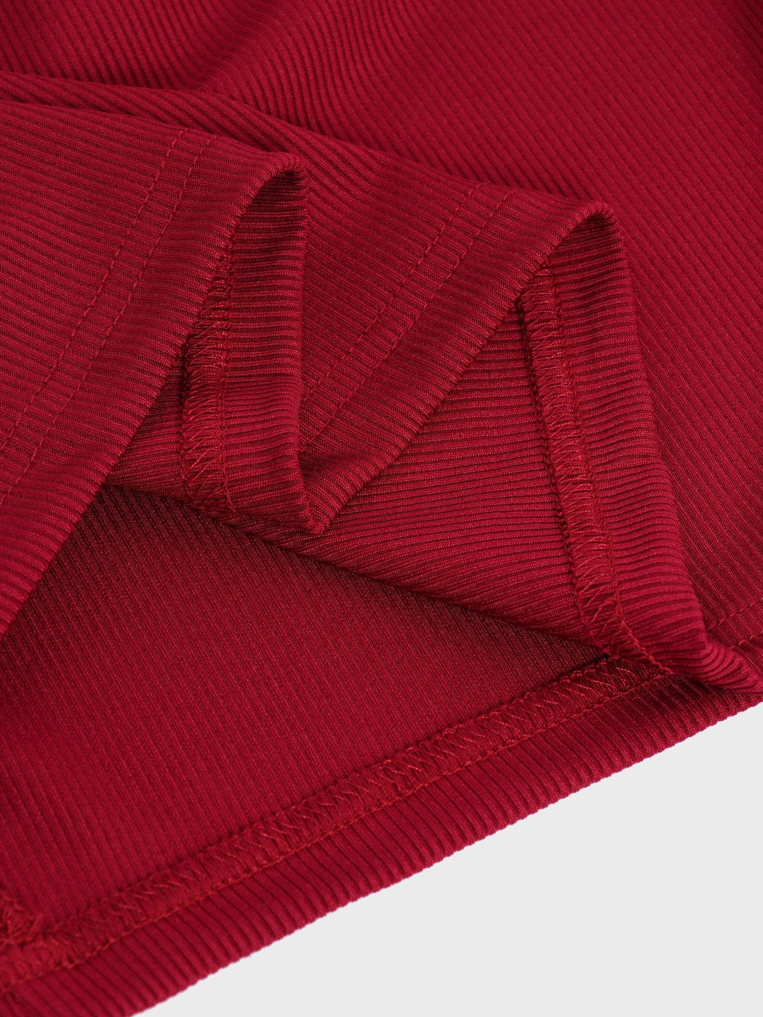 Edgy V-Neck Tie-Up Tee