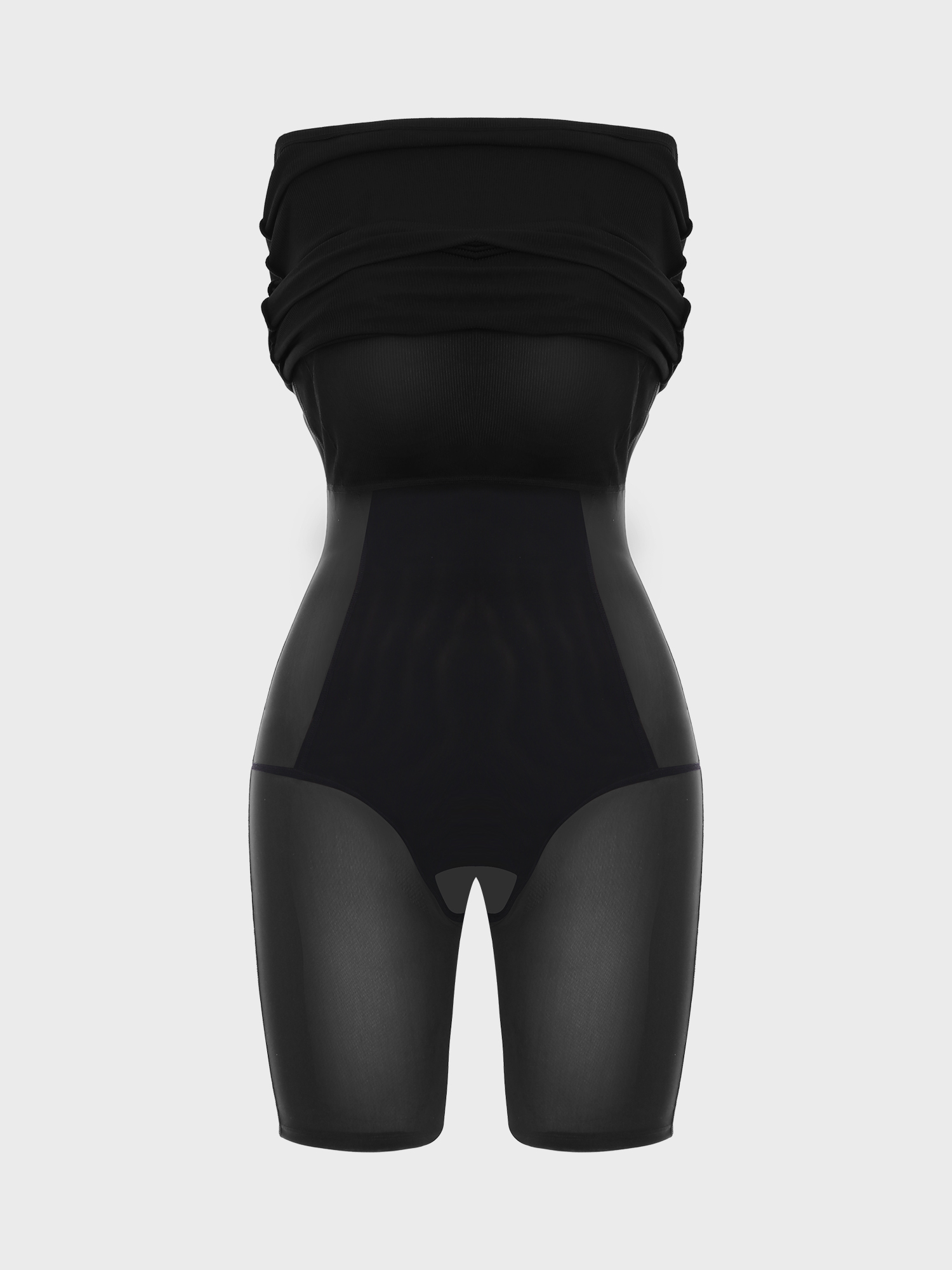  Goddess Mini Slip Dress With Built-in Shapewear