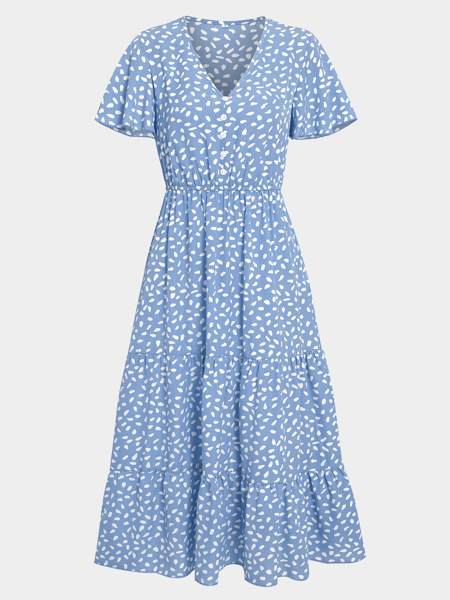 Daywear Foil Print Maxi Dress