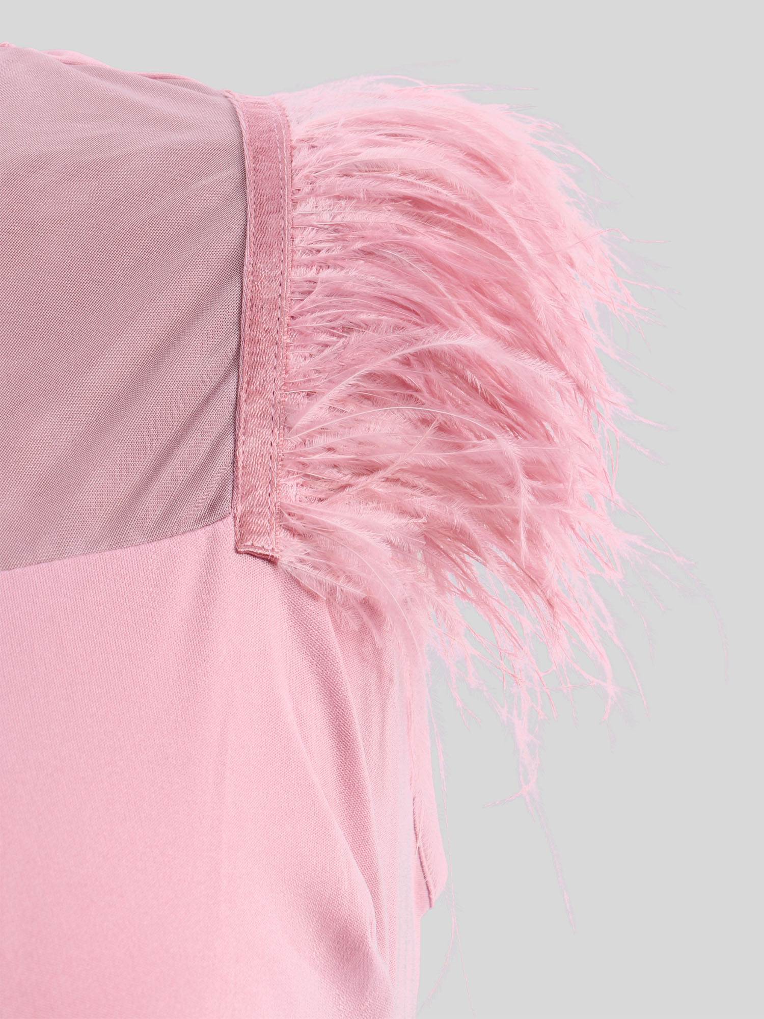 Sophisticated Feather Mermaid Dress