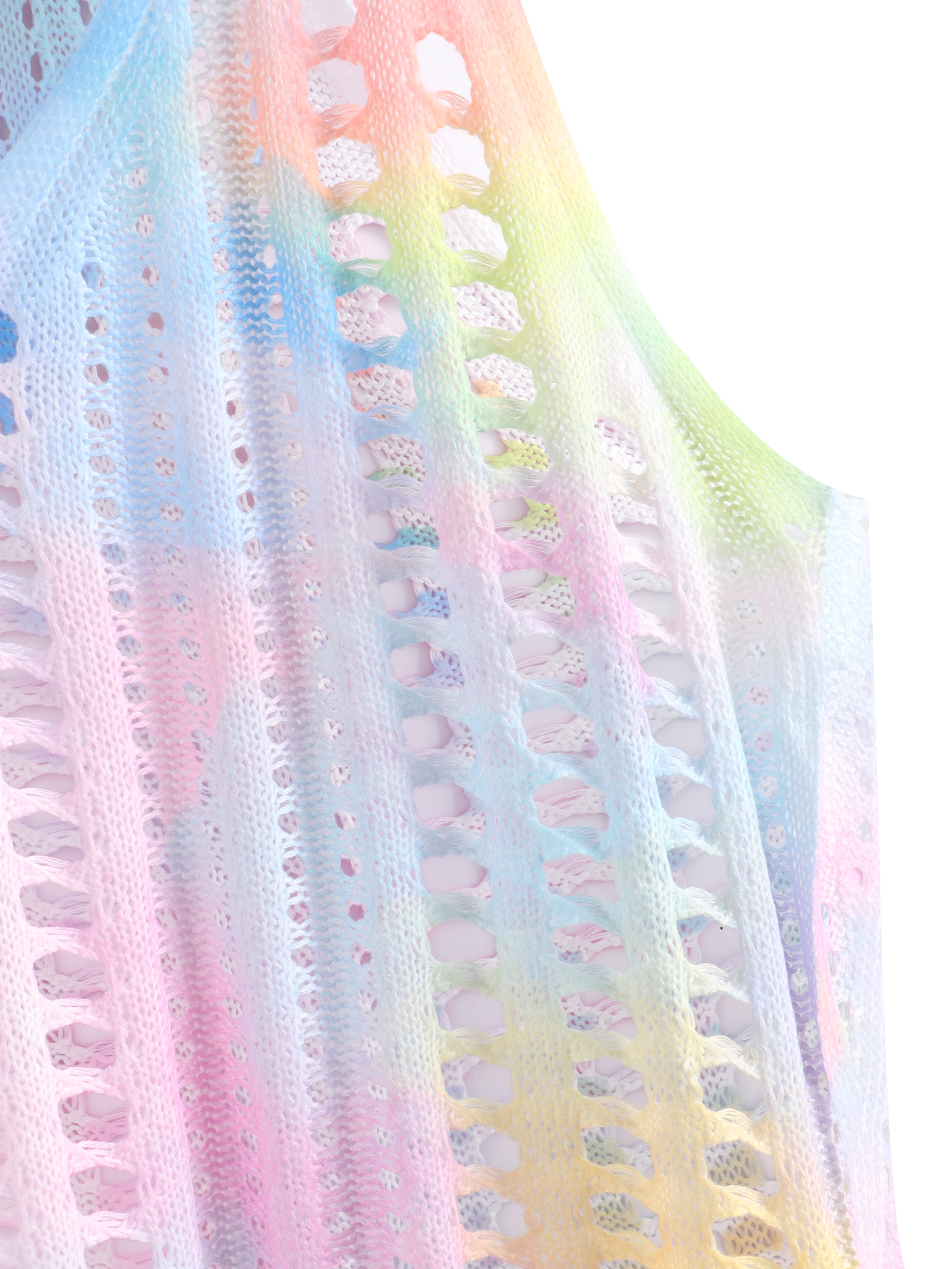 Stylishly Cut-Outs Crocheted Cover-Up