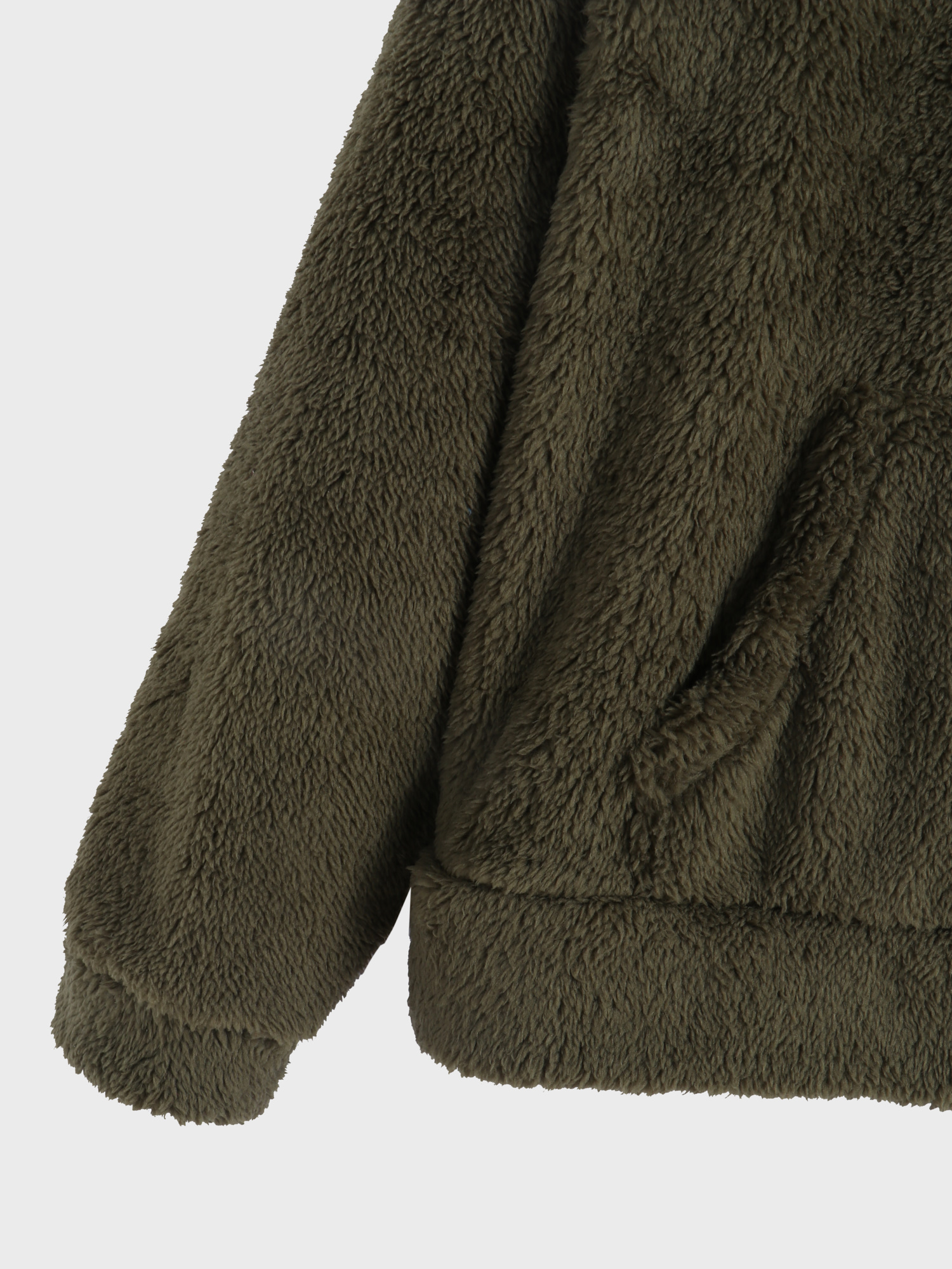 Casual Loose Fleece Long Sleeve Hooded Sweatshirt