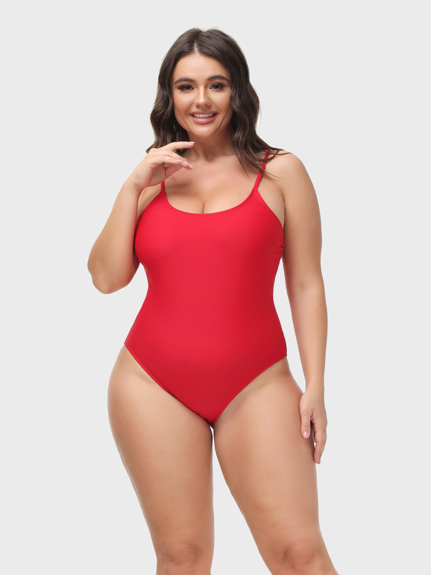 Sexy Back Lace-up Swim Bodysuit