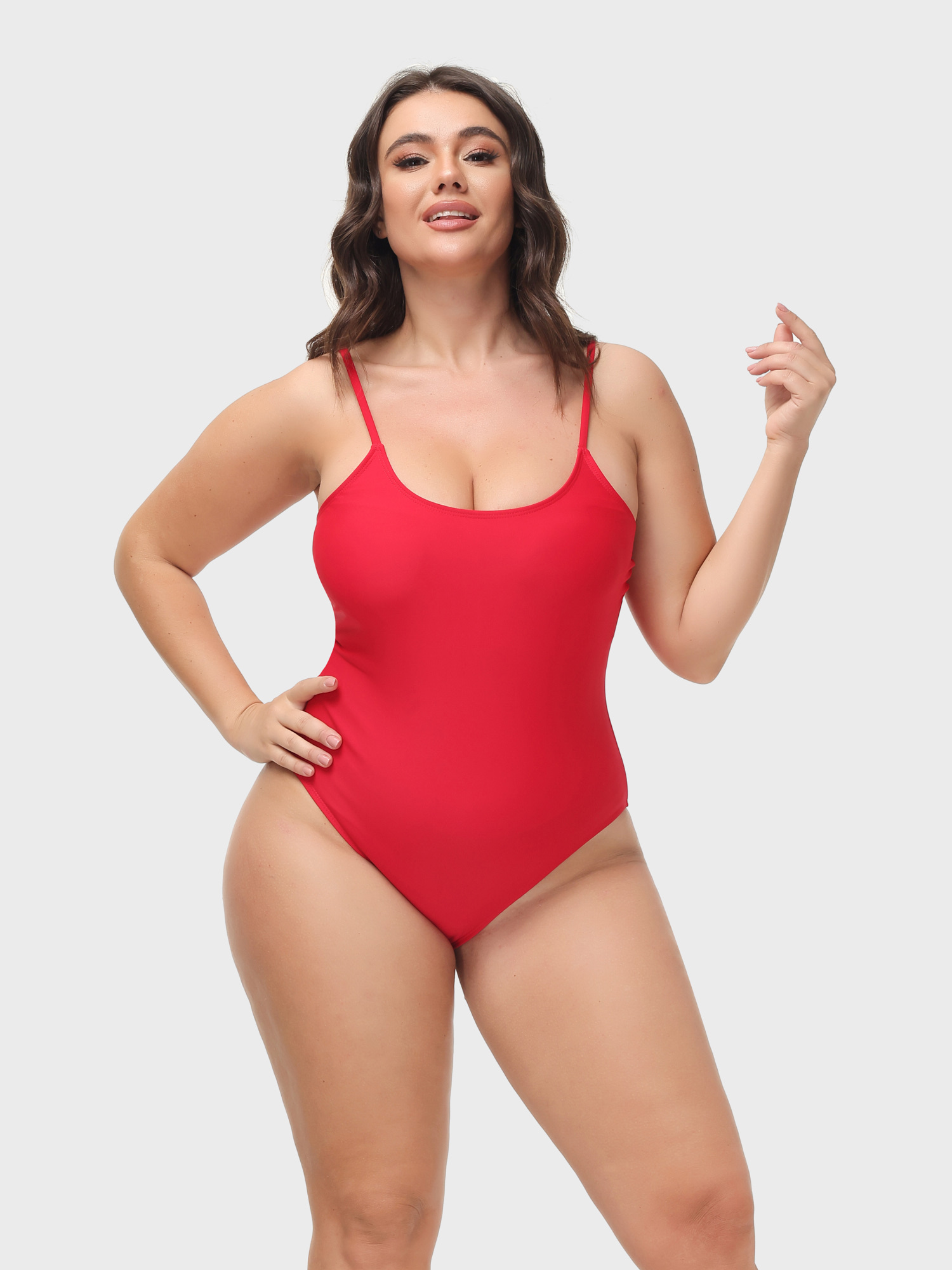 Sexy Back Lace-up Swim Bodysuit