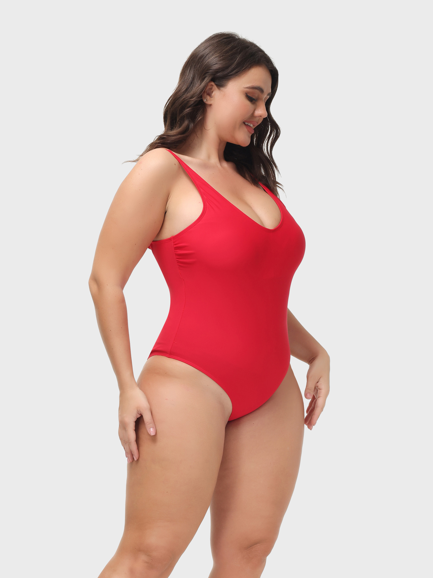 Sexy Back Lace-up Swim Bodysuit