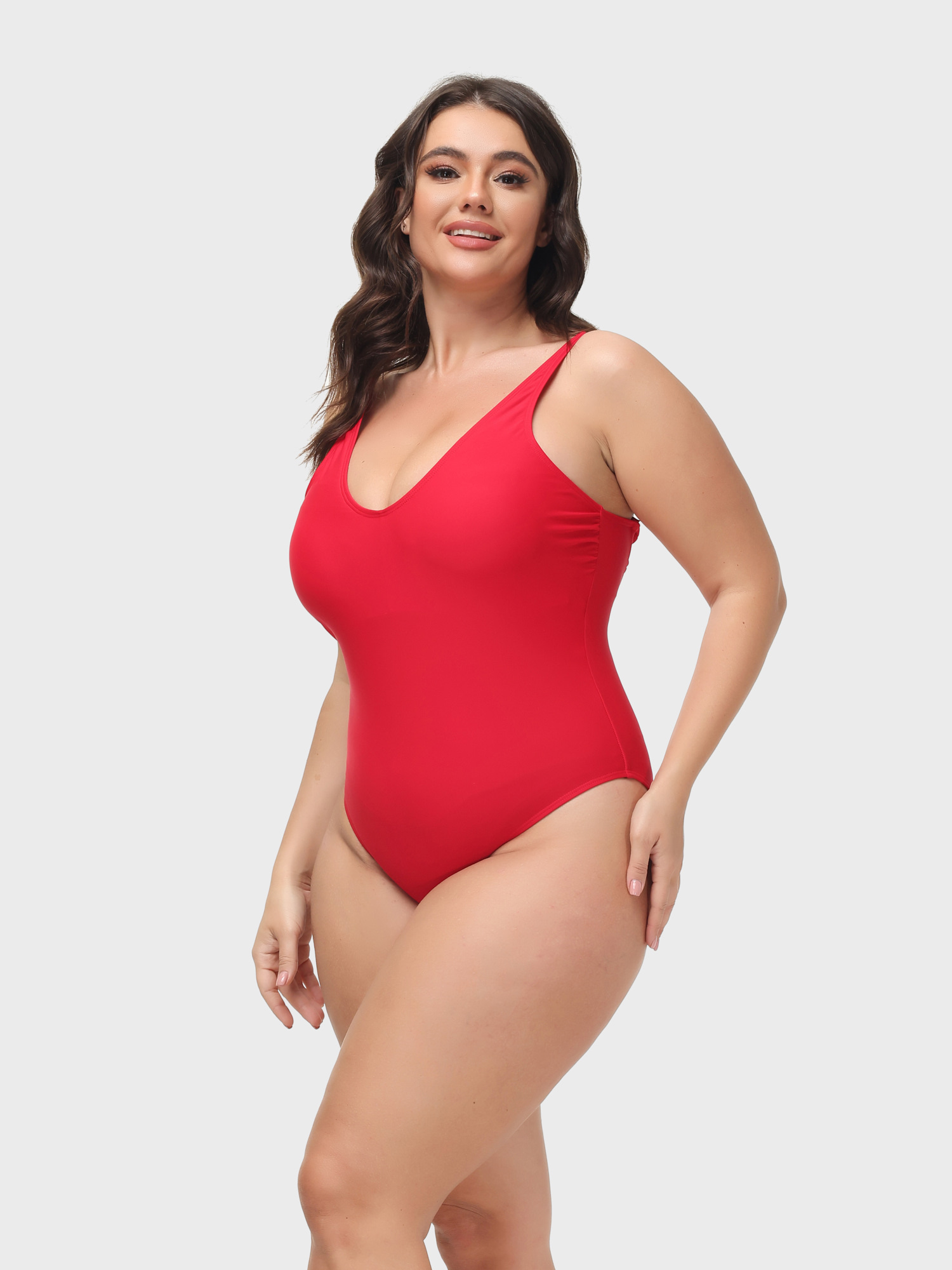 Sexy Back Lace-up Swim Bodysuit