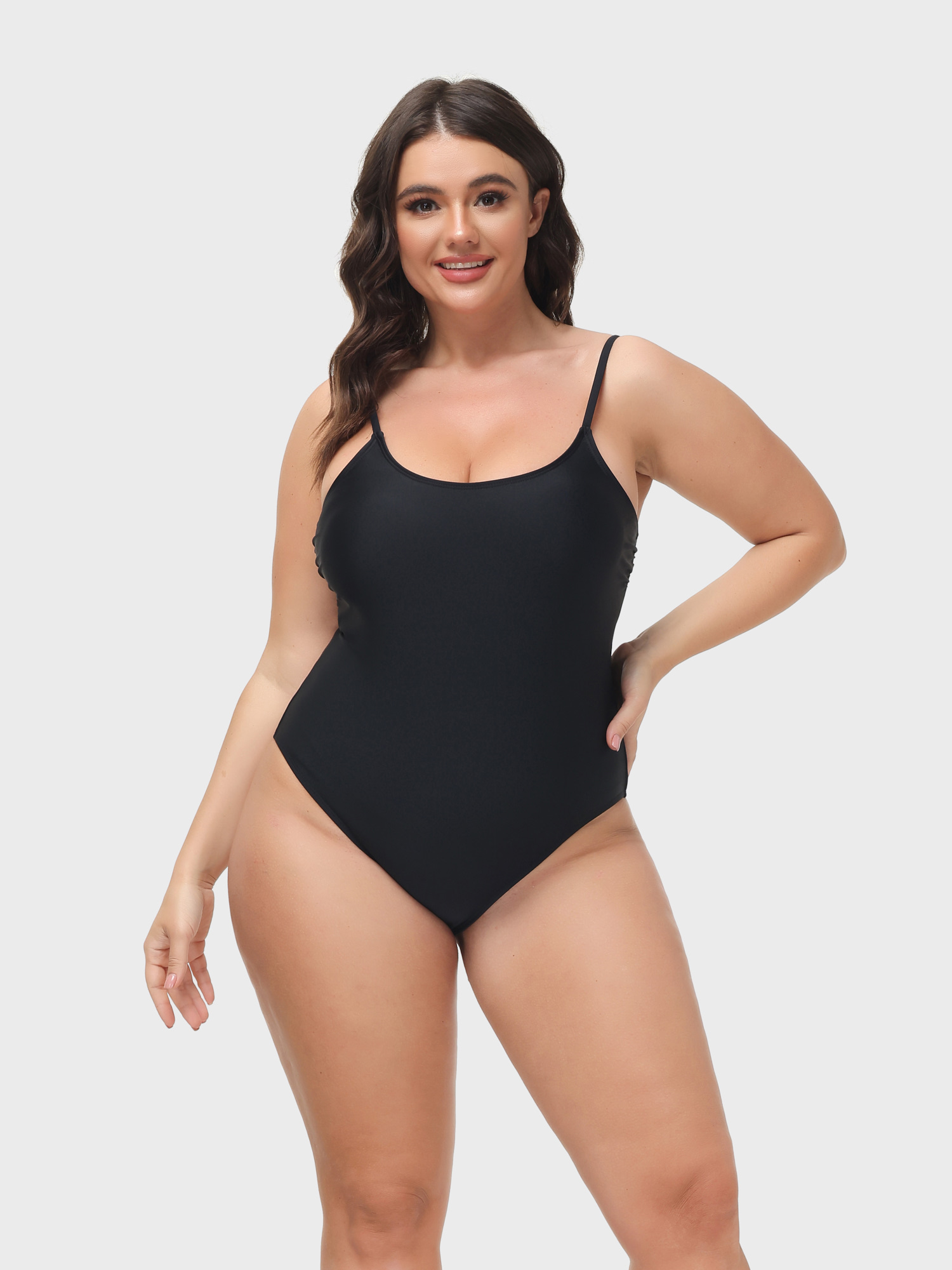 Sexy Back Lace-up Swim Bodysuit