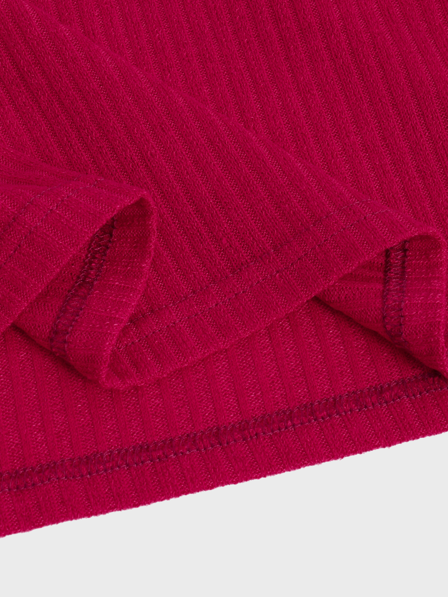 V-Neck Ribbed Chill Crop Top