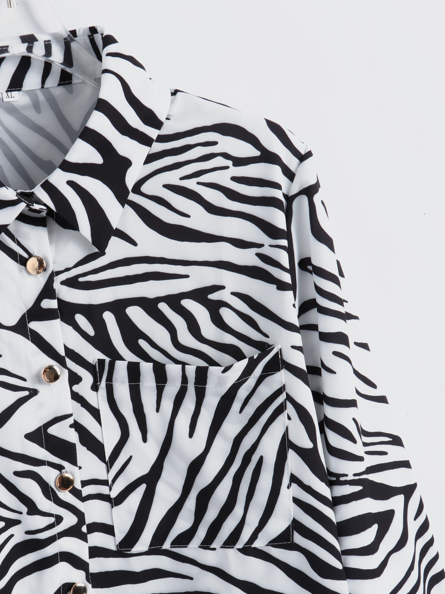 Baroque Print Long Sleeve Shirt