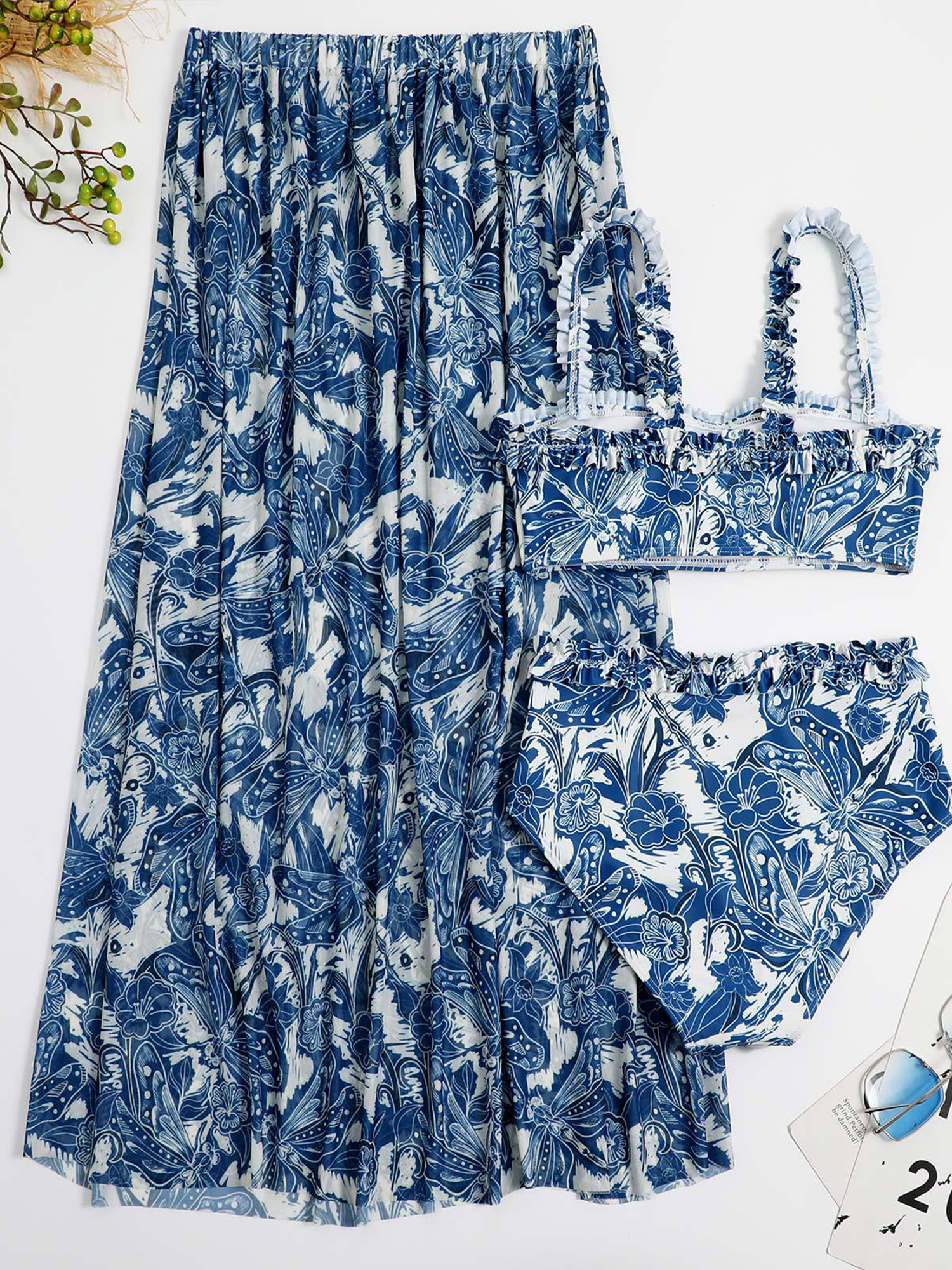 Dance of the Dragonfly Bikini Three-Piece Set