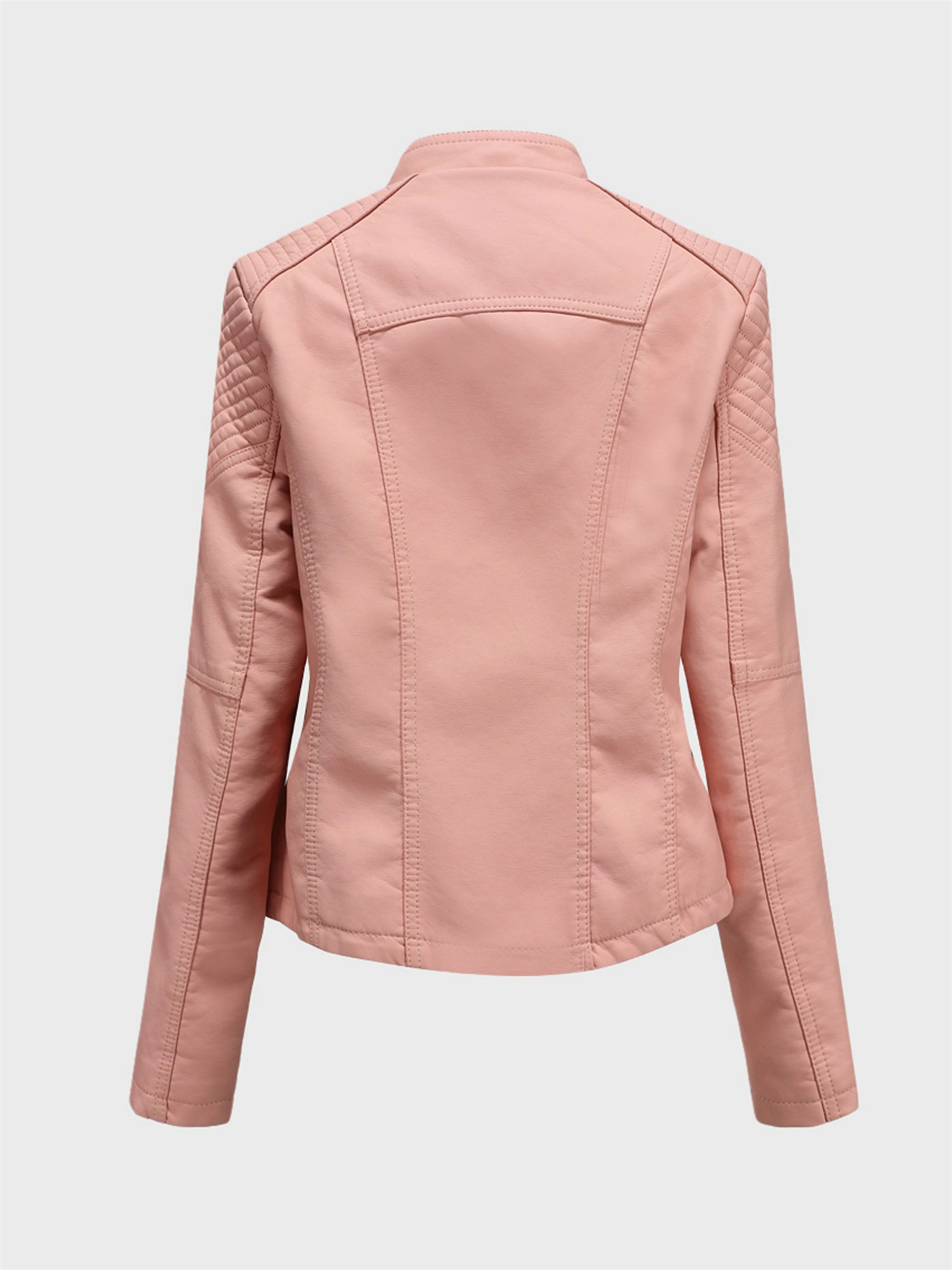 Simplicity High Waist Leather Jacket