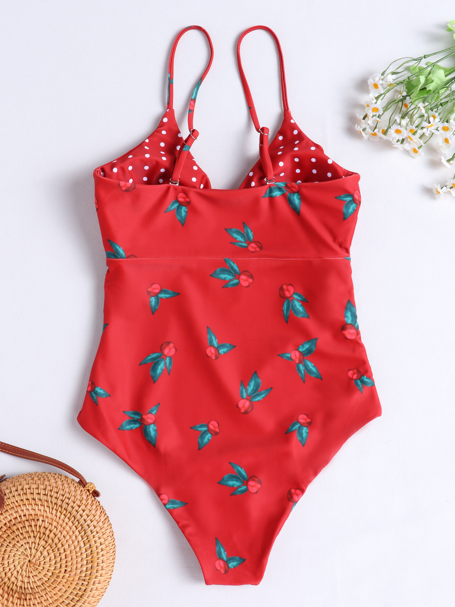 Evoking Retro Reversible One-Piece Swimsuit