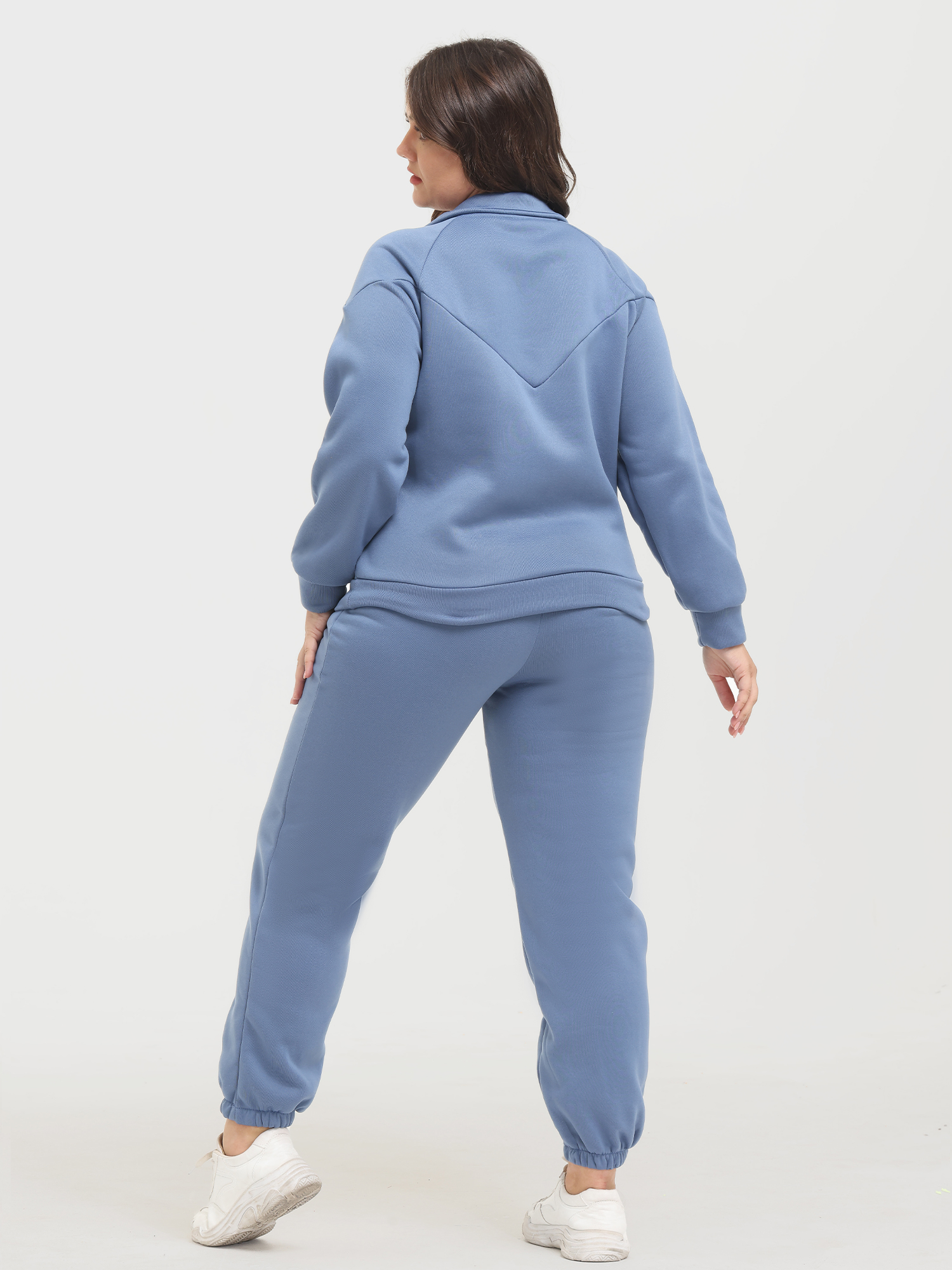 Long Sleeve Fleece Sweatershirt and Jogger Pants Set