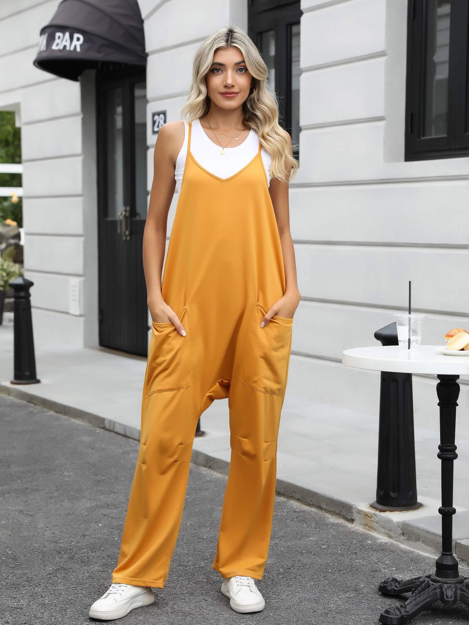 Casual Everyday Jumpsuit with Pockets