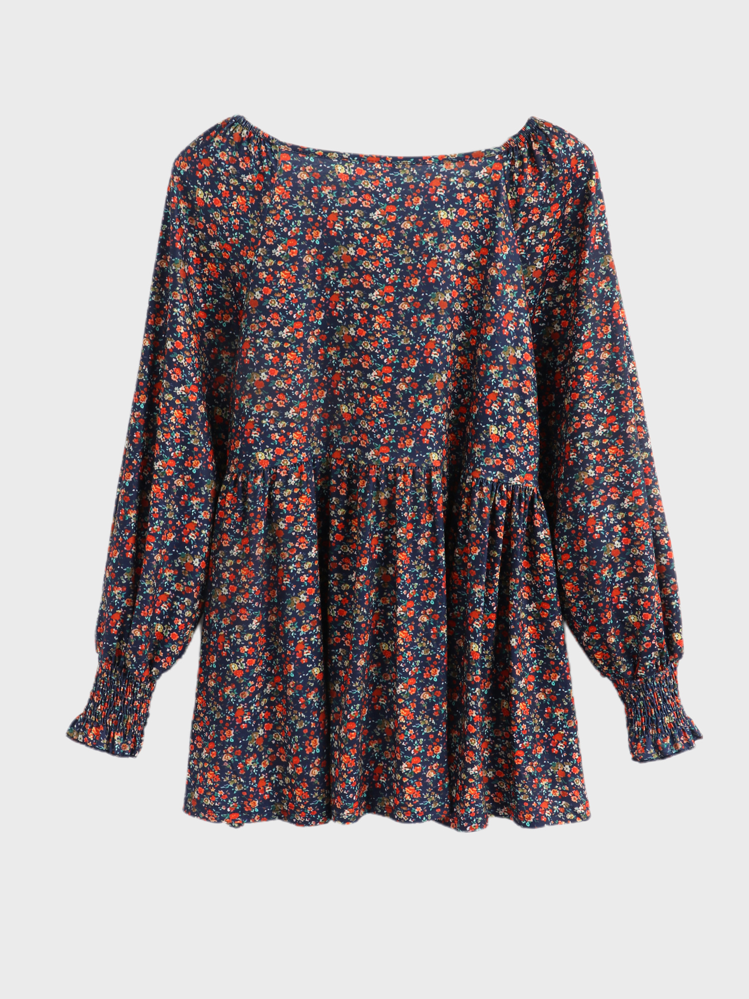 Vintage Ditsy Floral Blouse