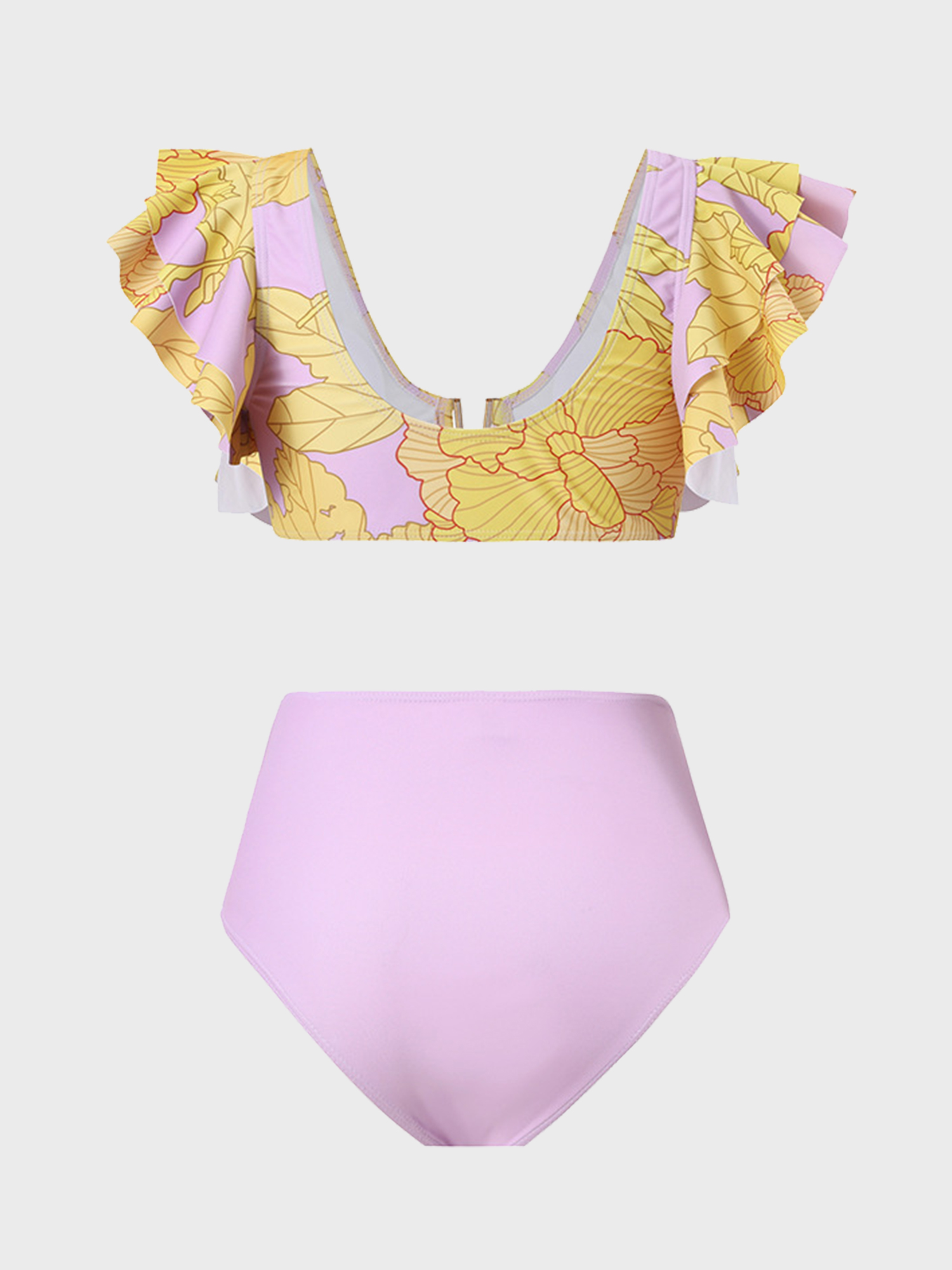 Retro Glamour Bikini Three-Piece Set